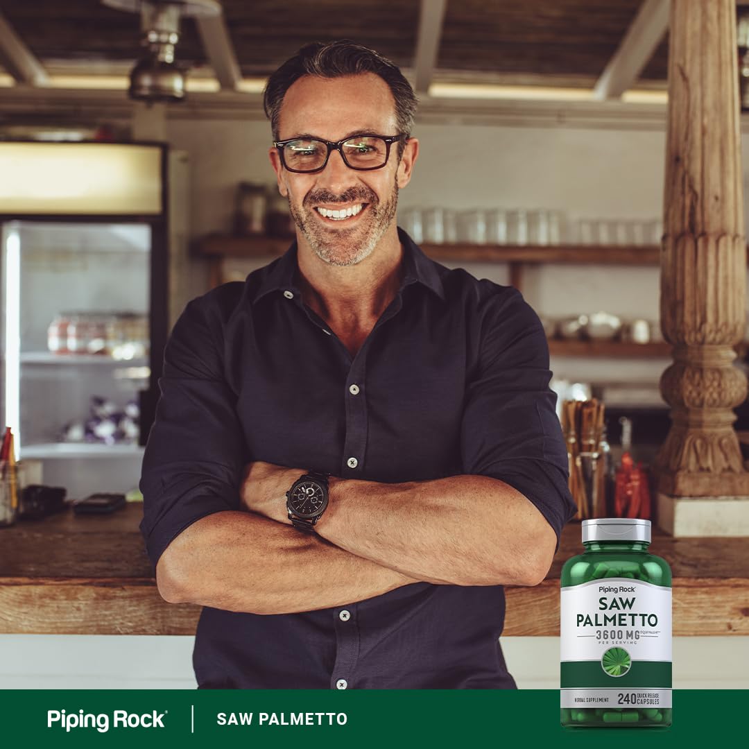 Piping Rock Saw Palmetto Extract 240 Capsules