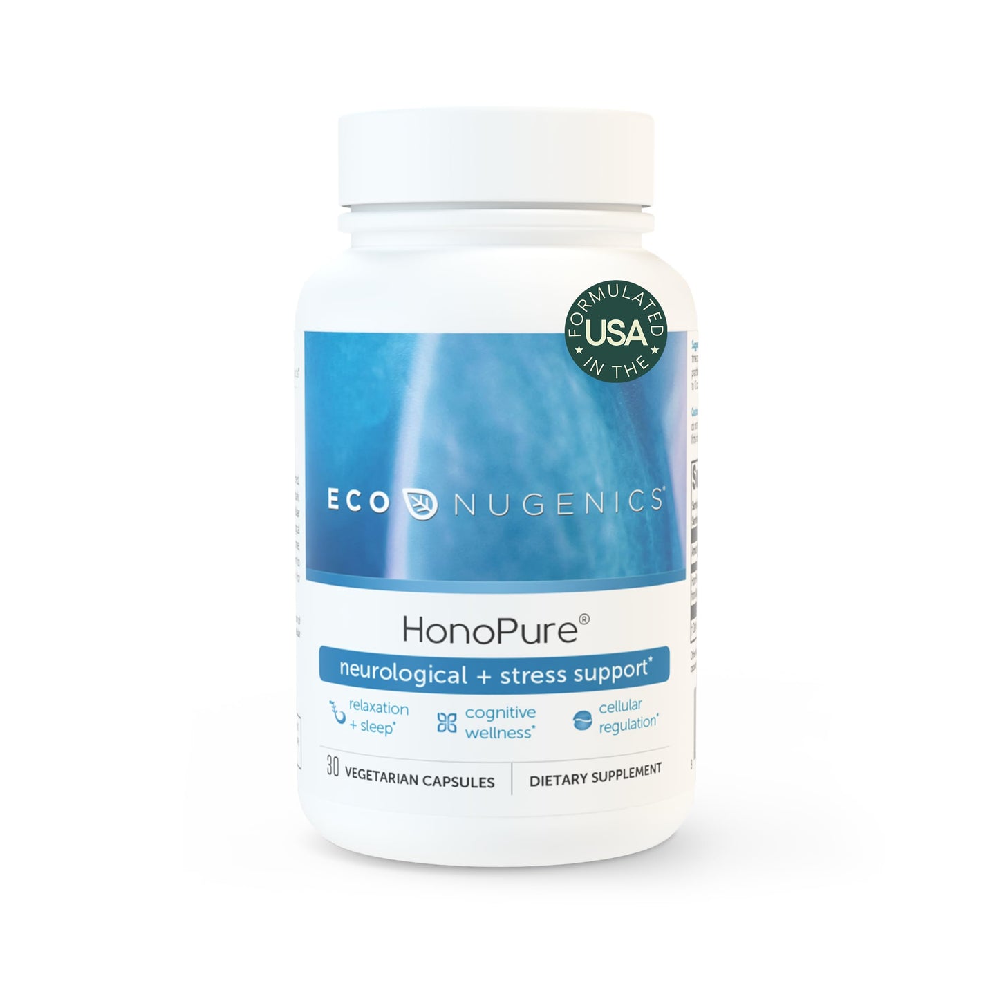 EcoNugenics HonoPure Magnolia Bark Extract Honokiol Supplement 30 Capsules