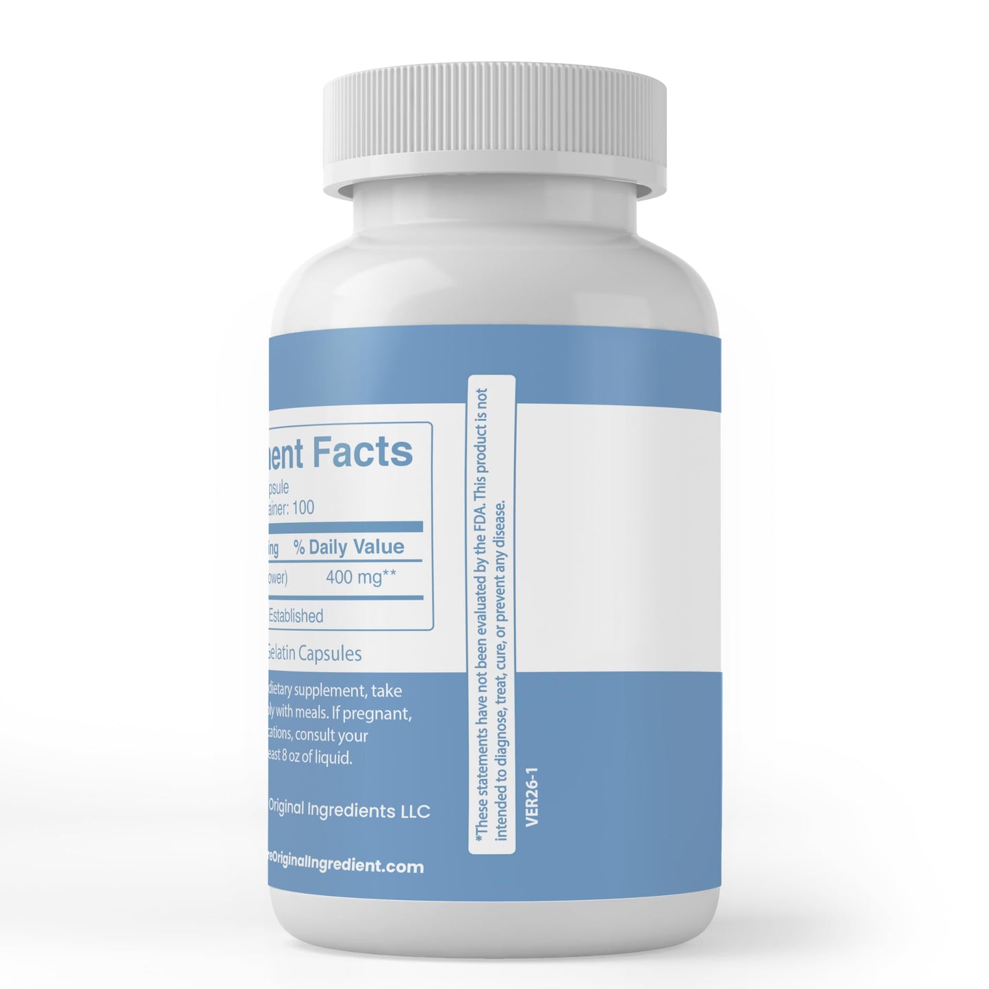 PURE ORIGINAL INGREDIENTS Hops Extract Capsule, 100 Capsules