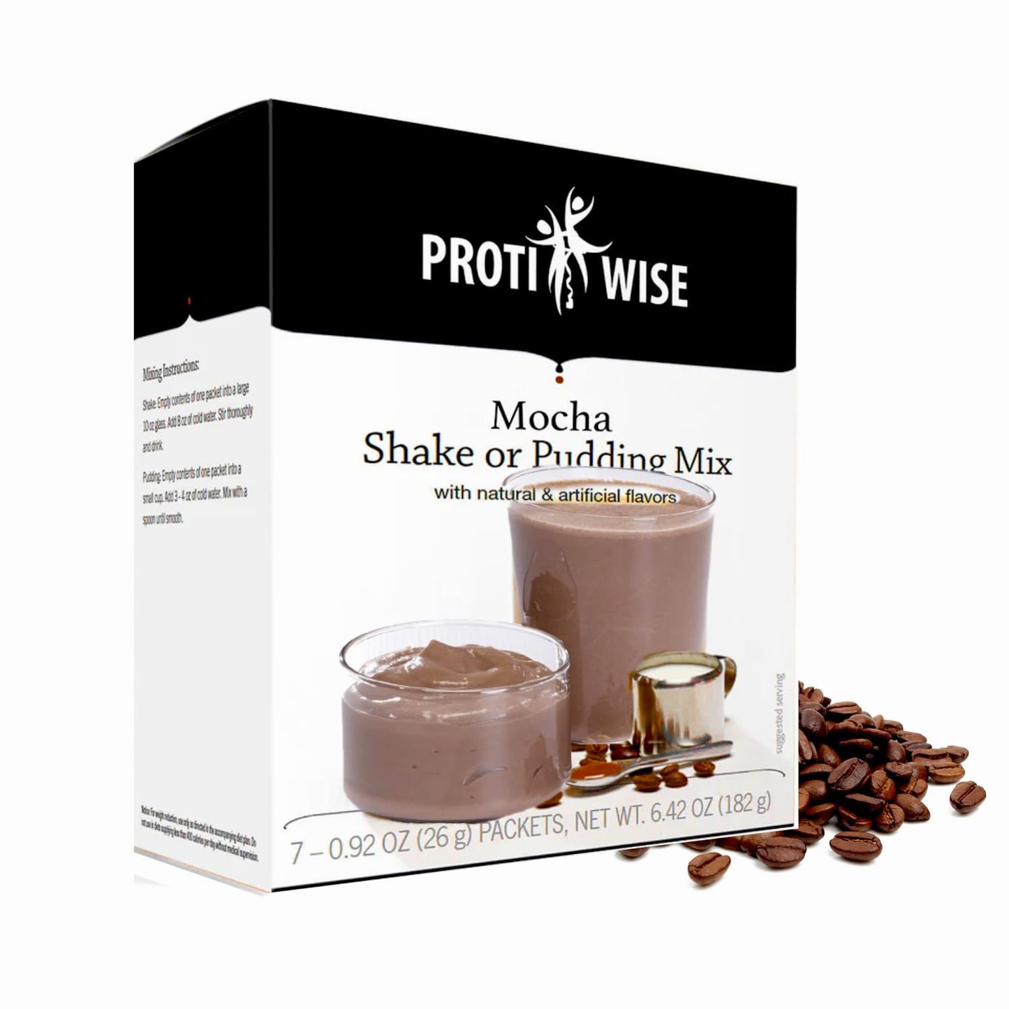 ProtiWise High Protein Shake & Pudding Mix Powder Pack of 7