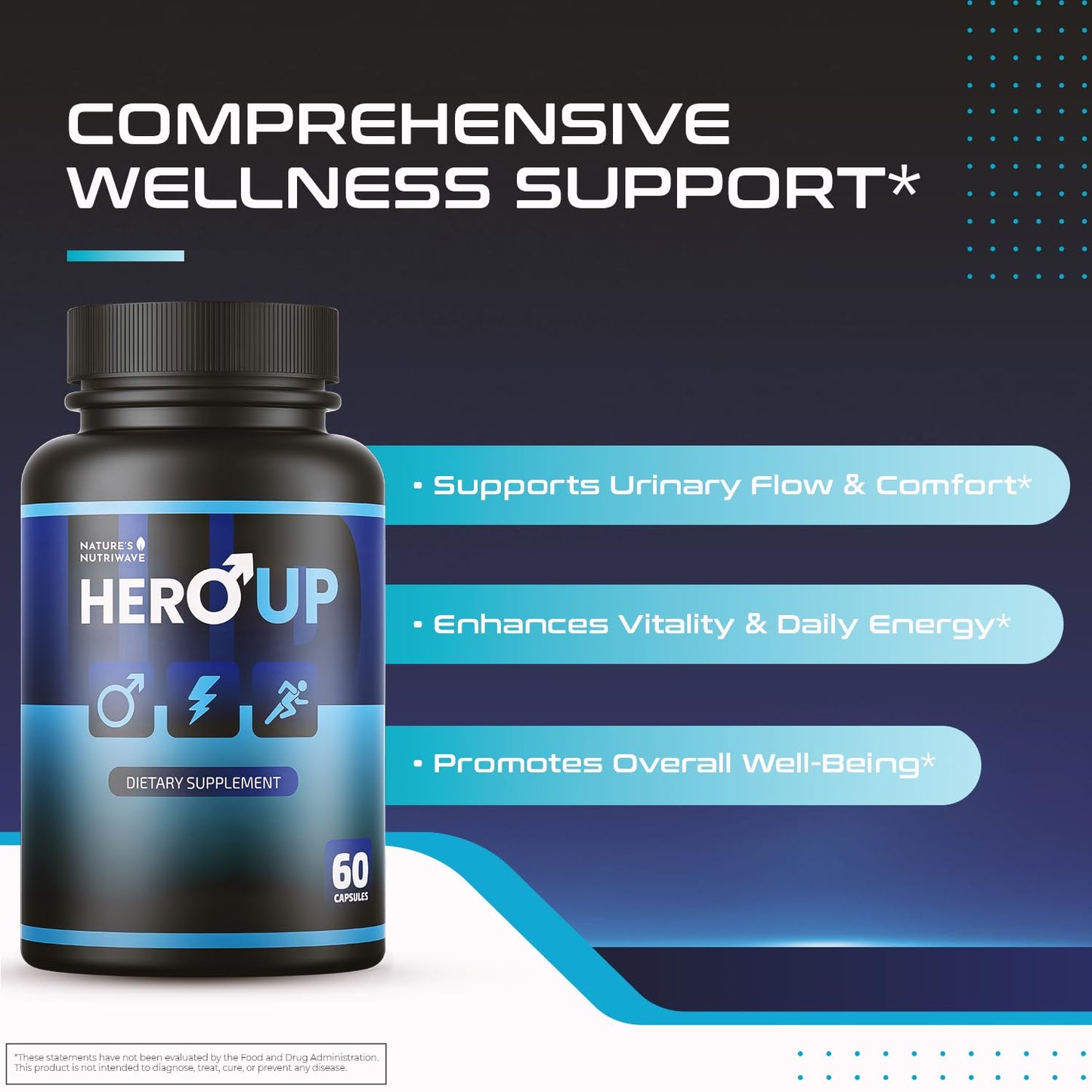 Nature’s NutriWave HeroUP Plant-Based Capsules, 180 Capsules