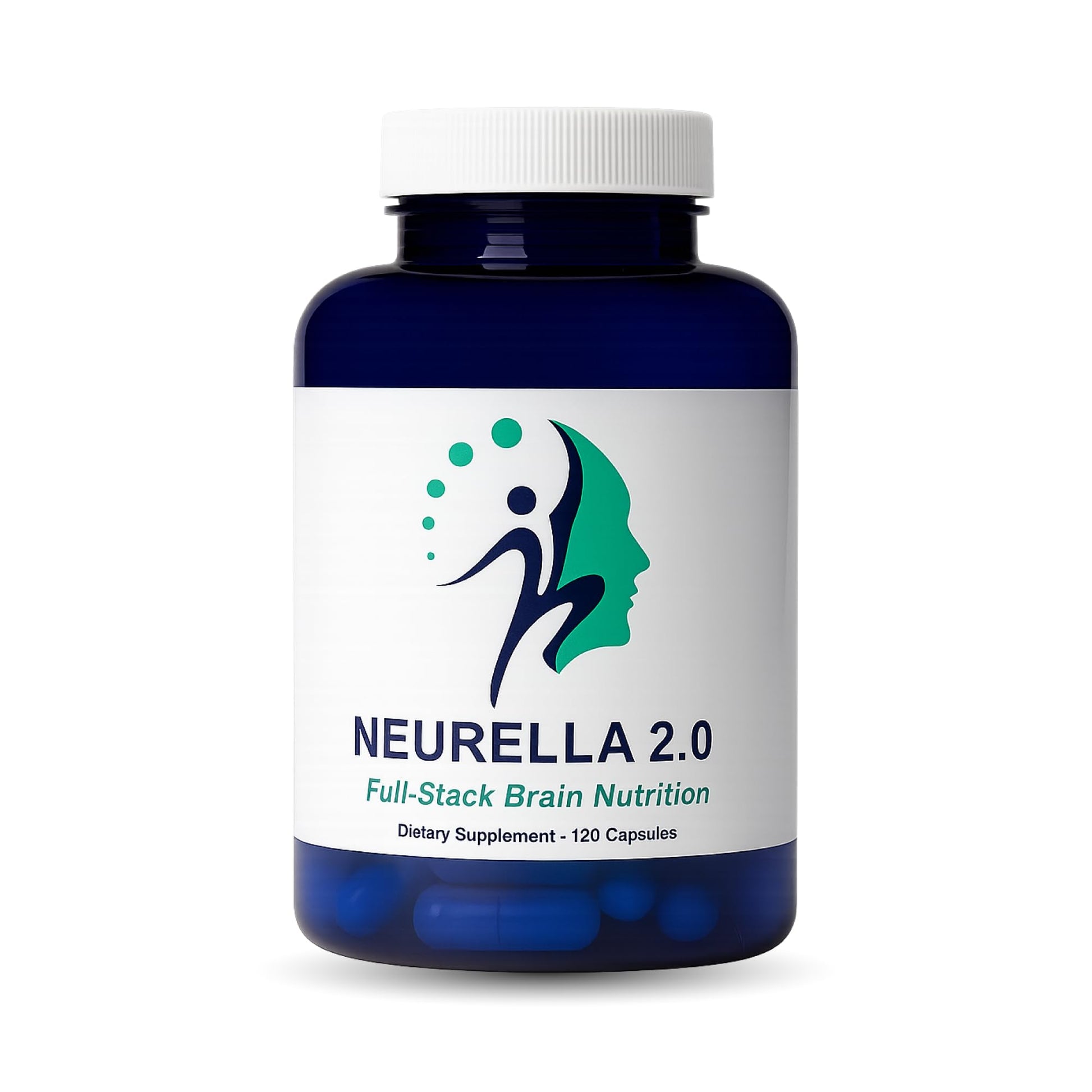 Neurella 2.0 Nootropic Brain Supplement – Adult Cognitive Health & Neuro Support, NAC, Ashwagandha & B12 Vitamins, 1 Capsule