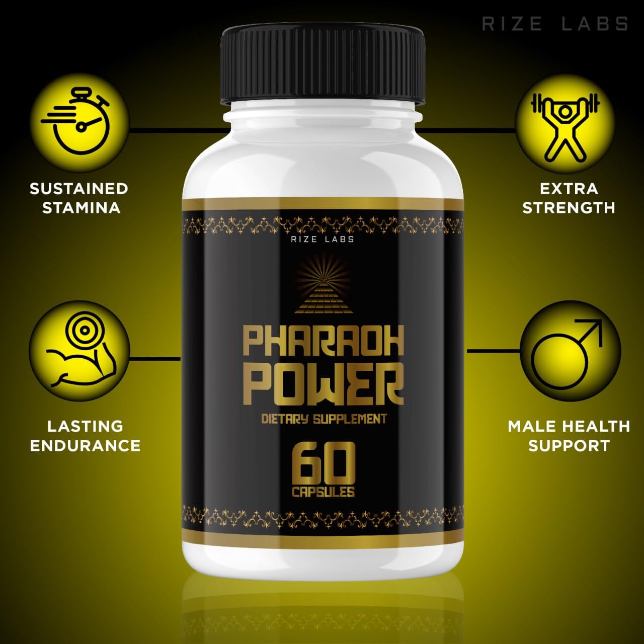 Rize Labs Pharaoh Power Capsules 120