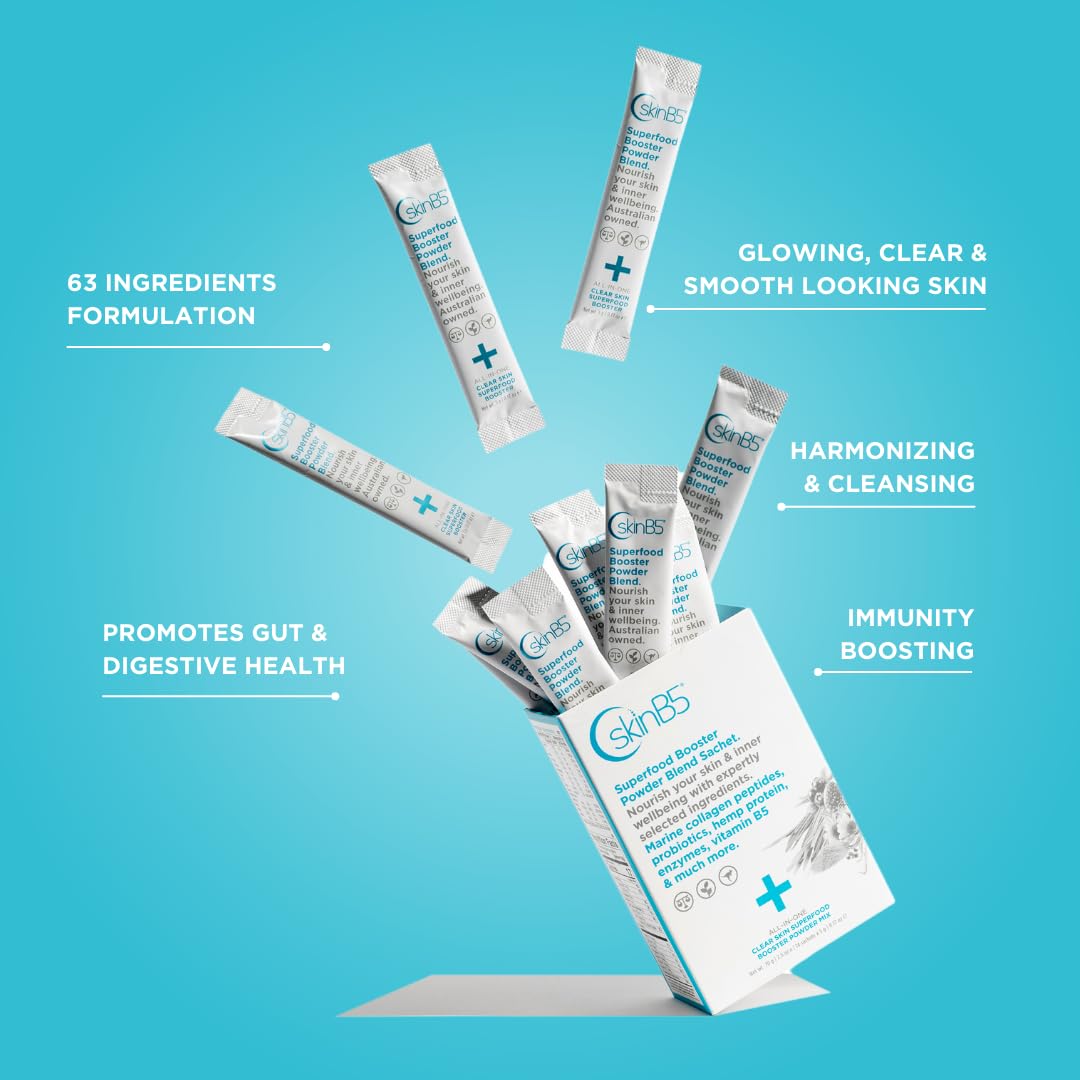 SkinB5 Clear Skin Superfood Booster Powder 14 Sachets