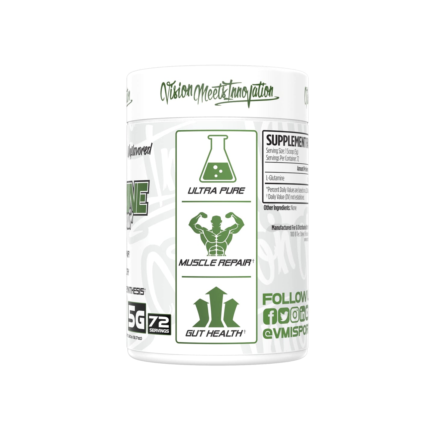 VMI Sports Pure L-Glutamine Powder 12.7 oz