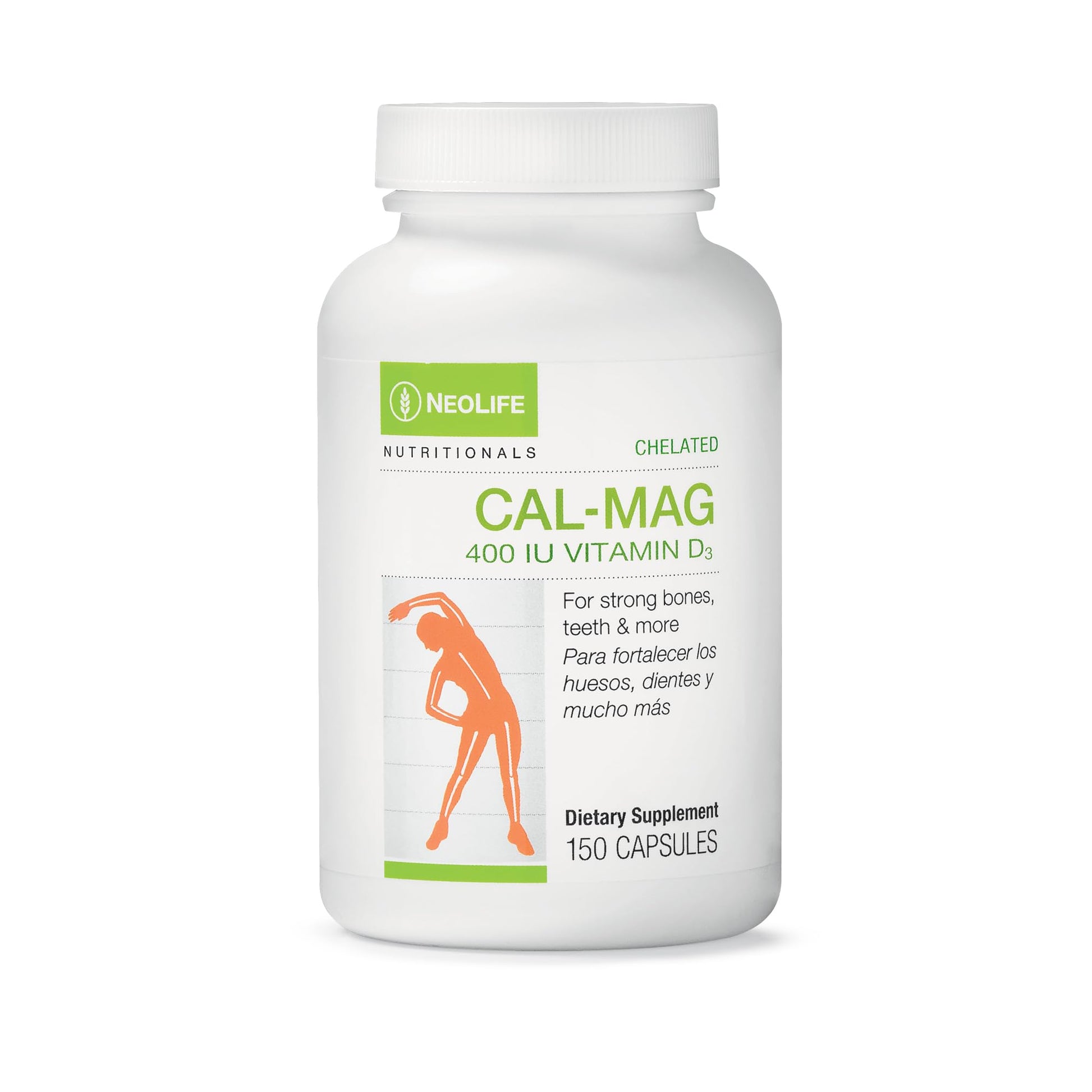 NeoLife Chelated Cal-Mag with Vitamin D 400 IU Softgel, 150 Count
