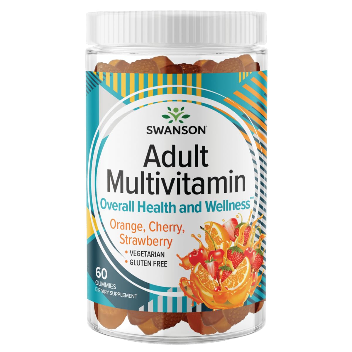 Swanson Mixed Fruit Multivitamin Capsule 60 Capsules