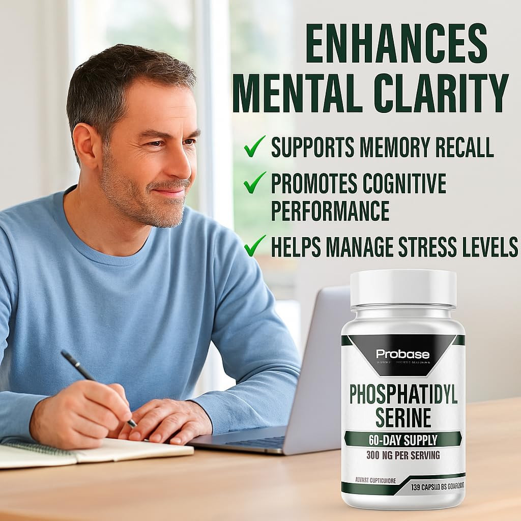 Probase Nutrition Phosphatidylserine 300mg Supplement Capsule 120 Capsules