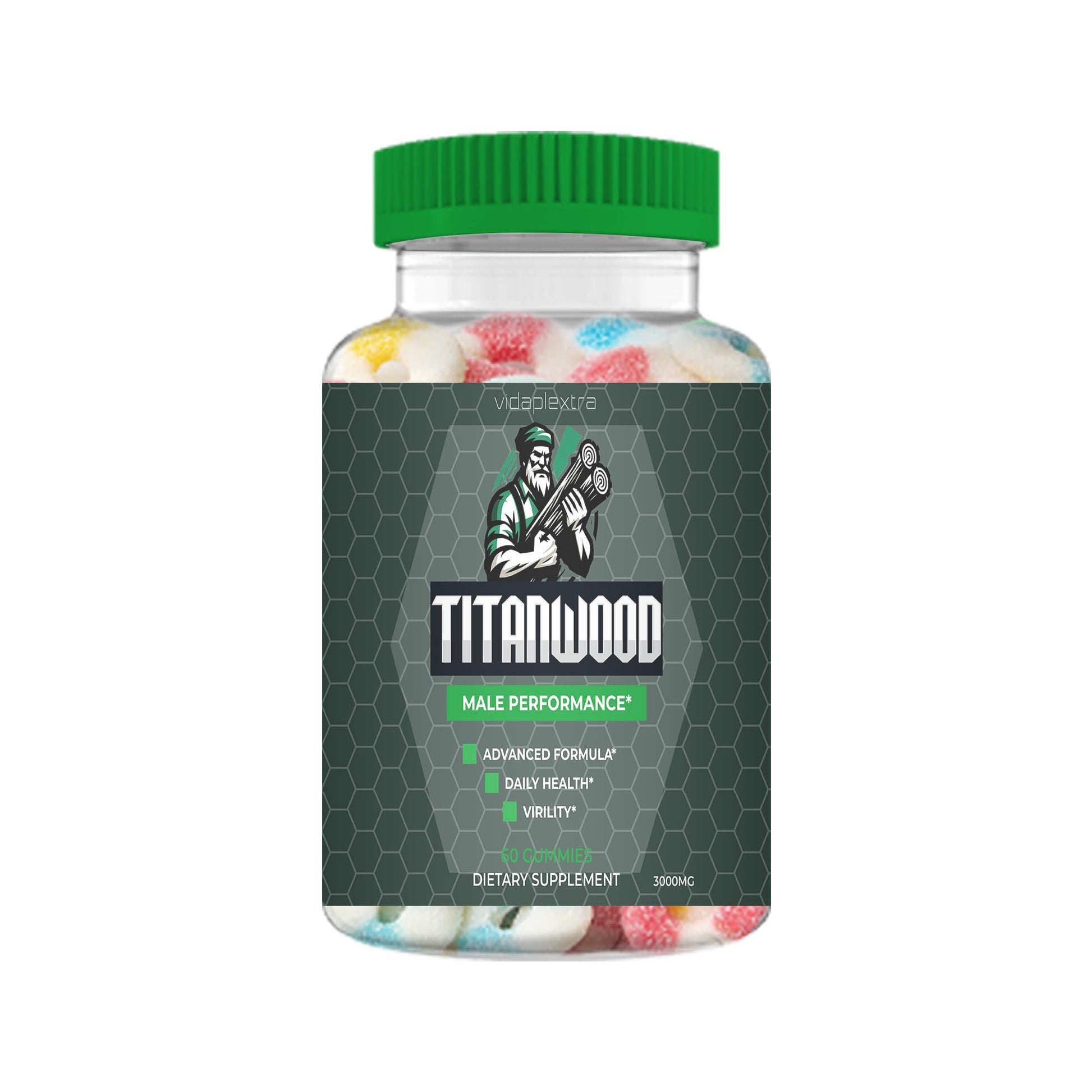 VIDAPLEXTRA Titan Wood Gummies 60 Count