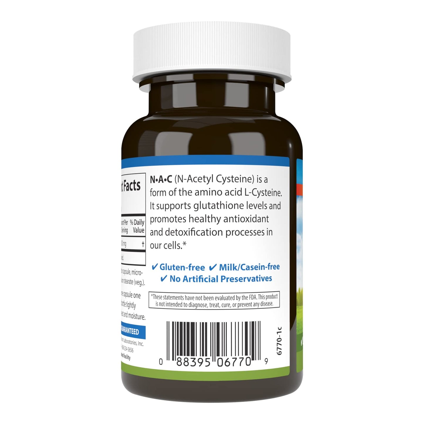 Carlson N-Acetyl Cysteine 500 mg, 60 Vegetarian Capsules