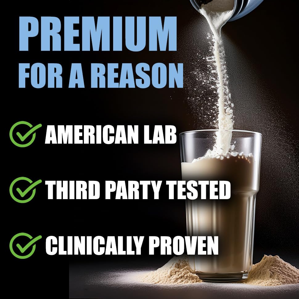 Knowman Labs Premium Collagen for Men – Coffee-Infused, Bone & Joint Support, Powder, 10.6 oz