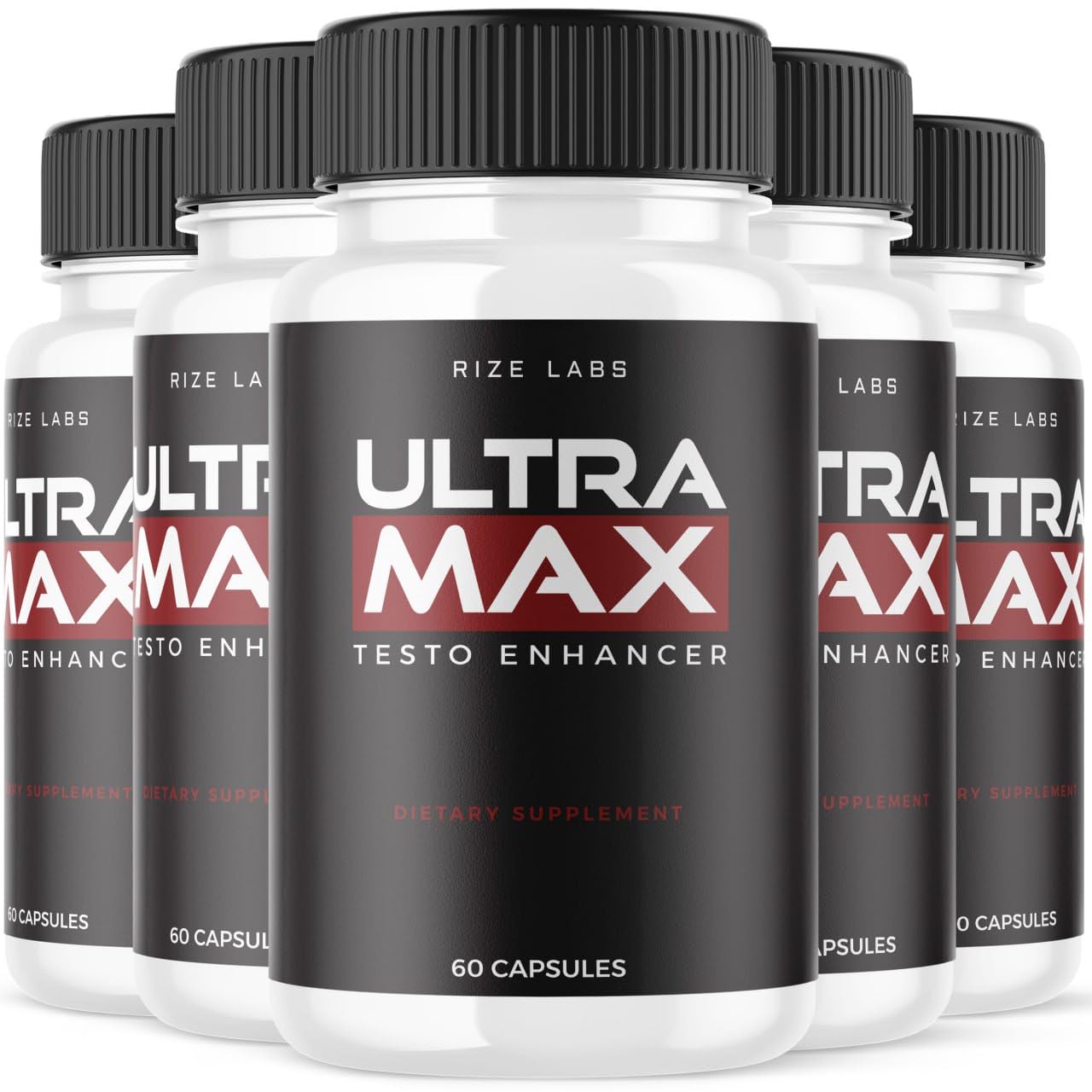 Rize Labs Ultra Max Testo Capsules, 300 Capsules
