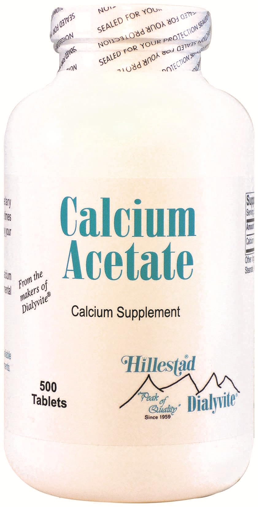Dialyvite Calcium Acetate Tablets 500