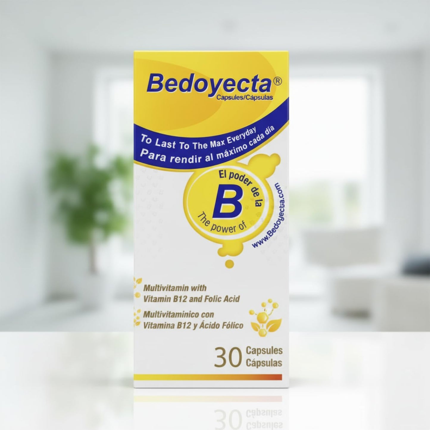 Bedoyecta Multivitamin Capsules, 30 Count