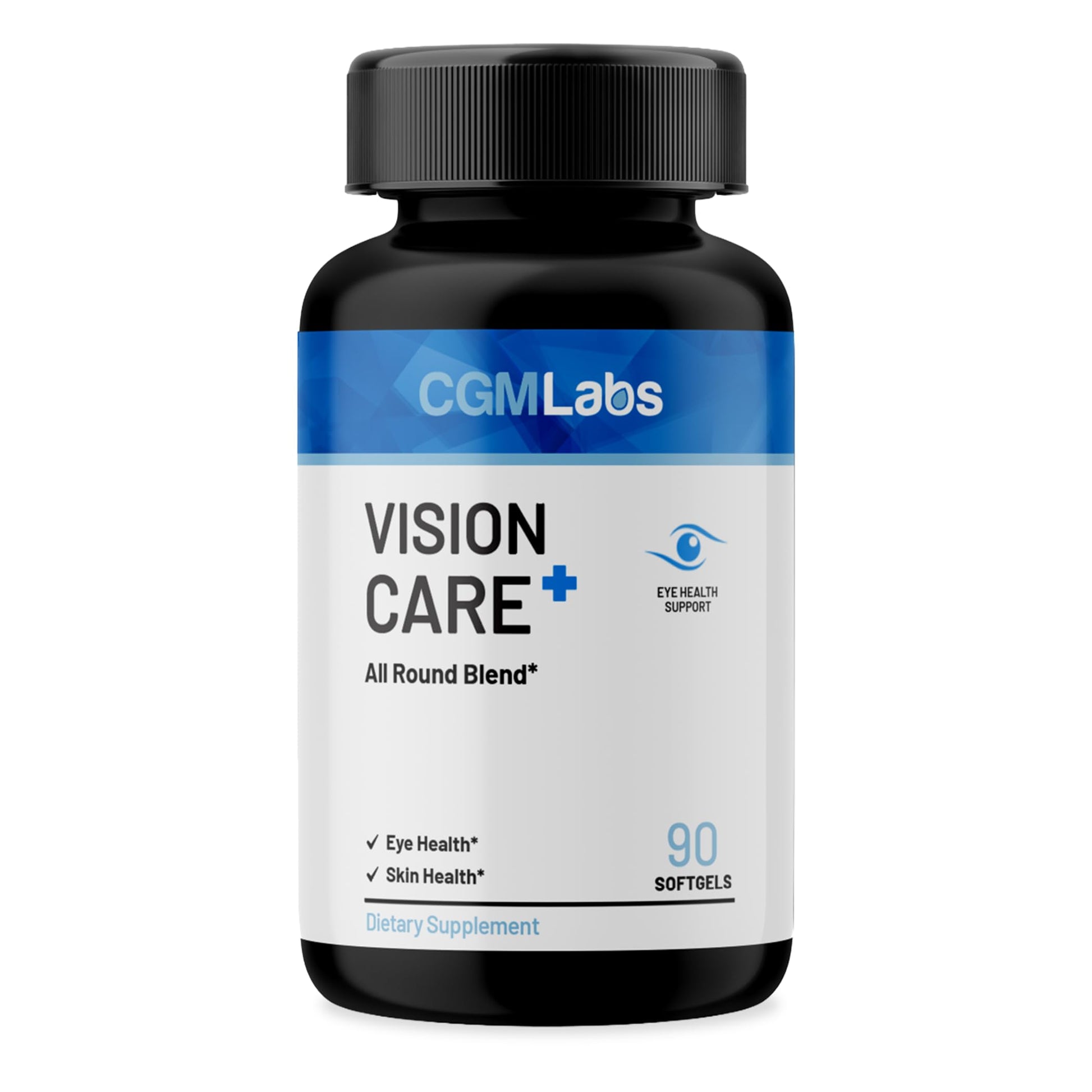 CGMLABS Vision Care Plus Eye Health Supplement, Lutein 20mg Softgels 90