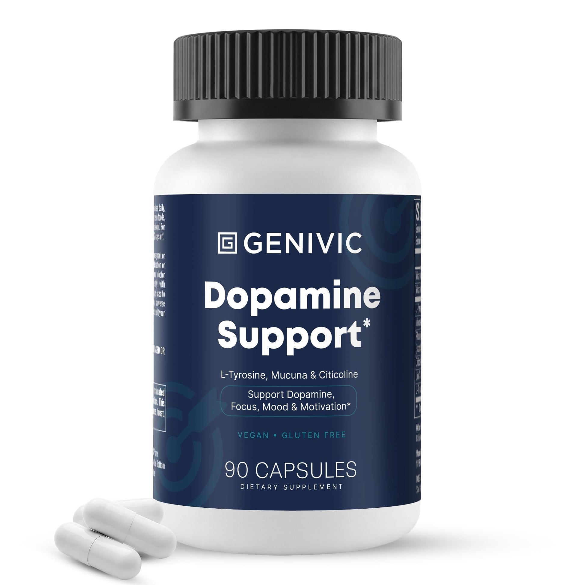 Genivic Dopamine Support Capsules, 60 Count