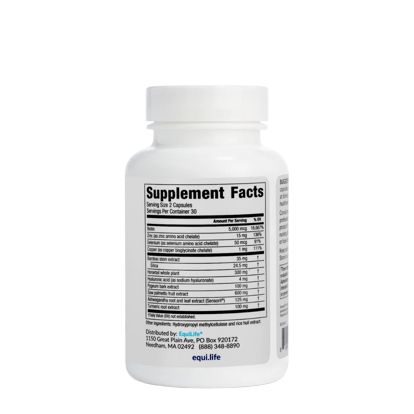 Equilife Daily Hair Support Supplement Capsule 60 Capsules
