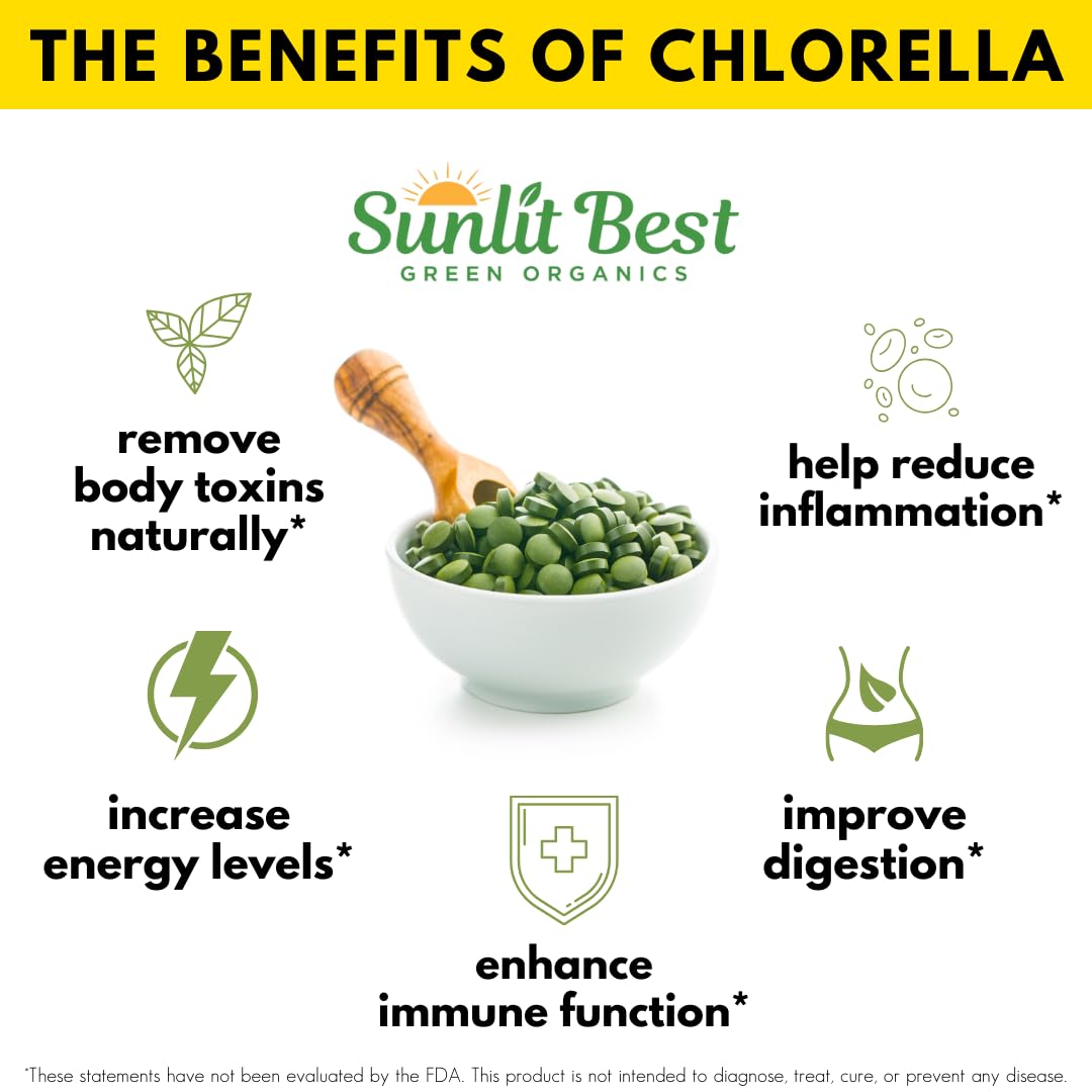 Sunlit Best Green Organics Ultimate Chlorella & Spirulina Bundle Powder 2