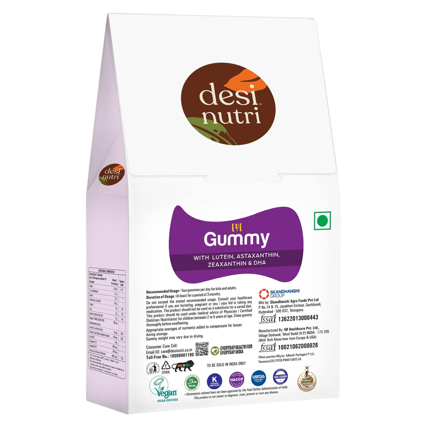 Desi Nutri Eye Gummy 4 Count