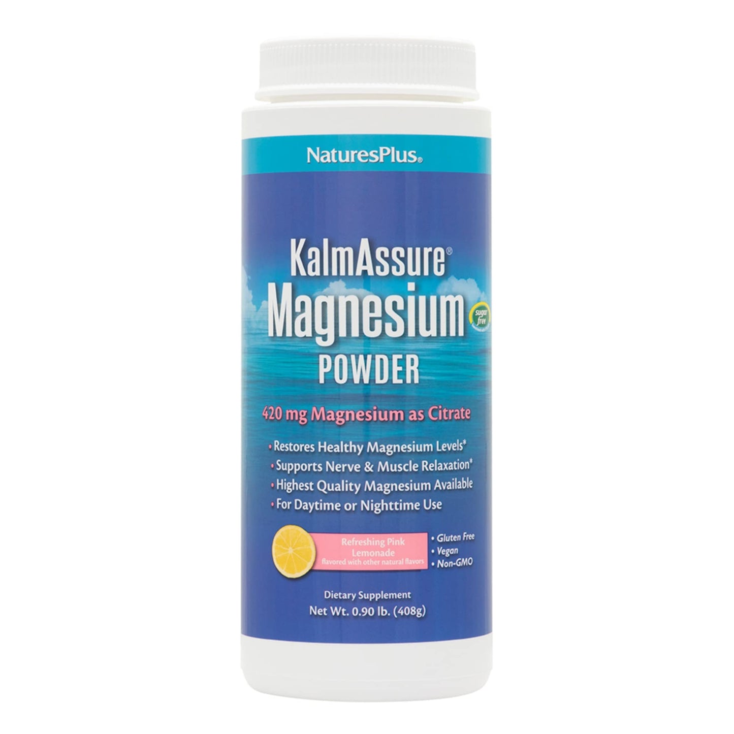 Nature's Plus KalmAssure Magnesium Powder, 1 Count