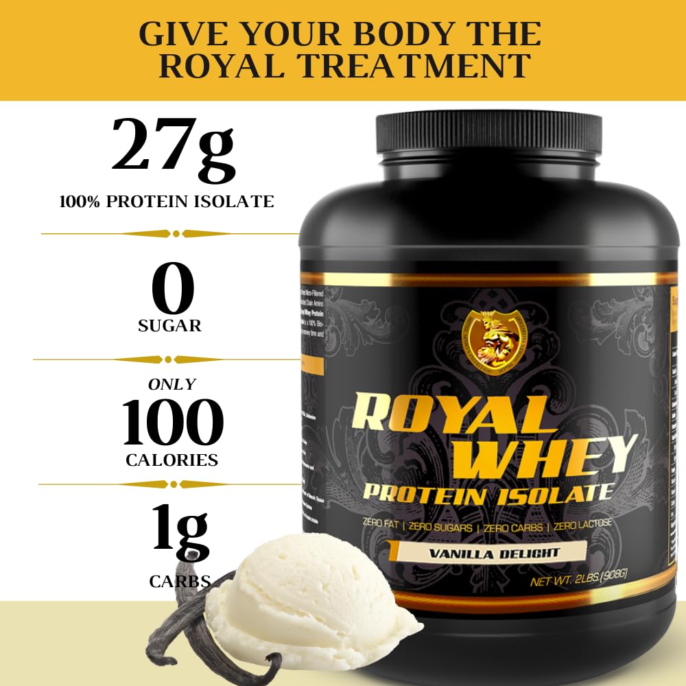 Royal Sports Nutrition 100% Isolate Protein Powder 32 Servings