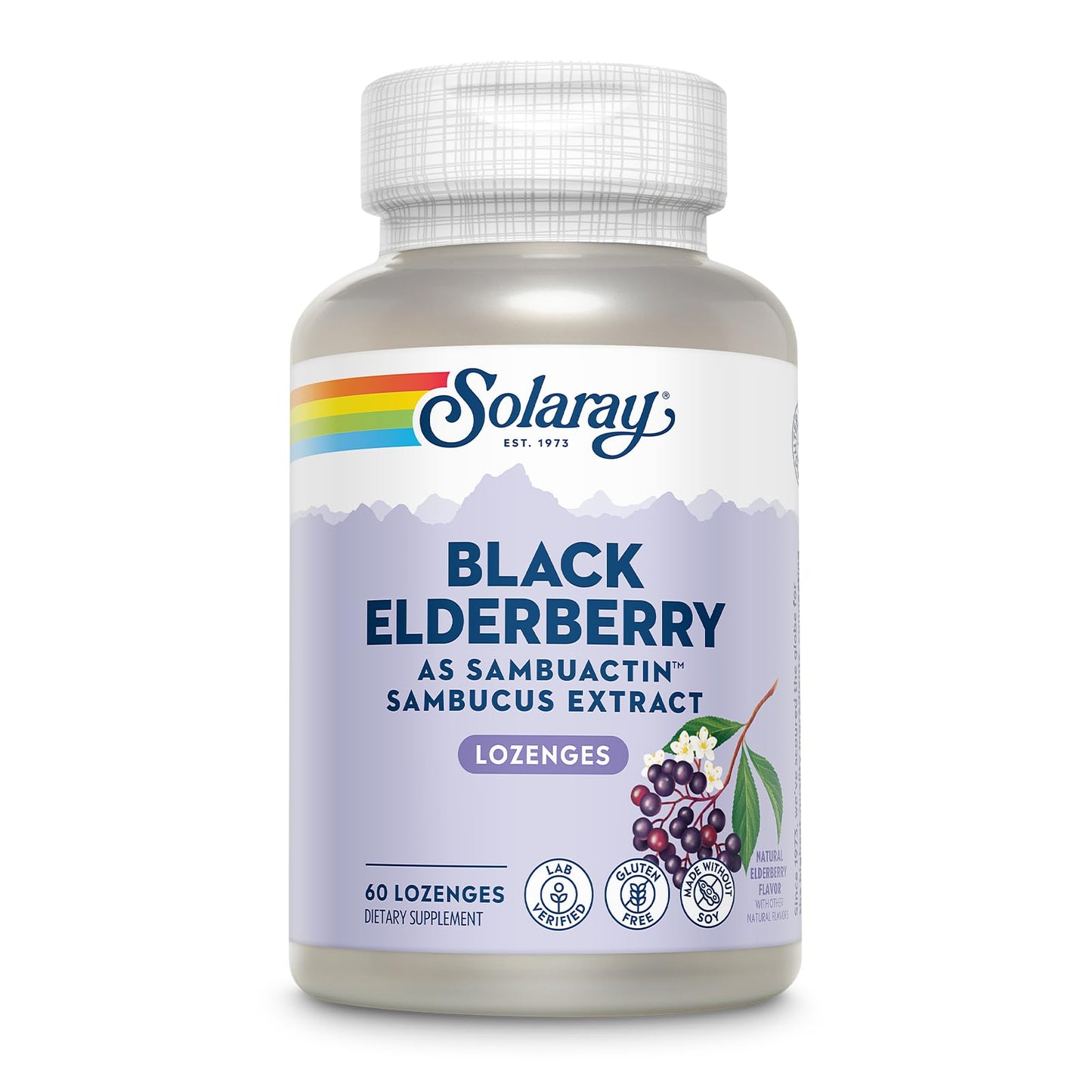 Solaray Sambuactin Elderberry Extract Chewable 60 Count