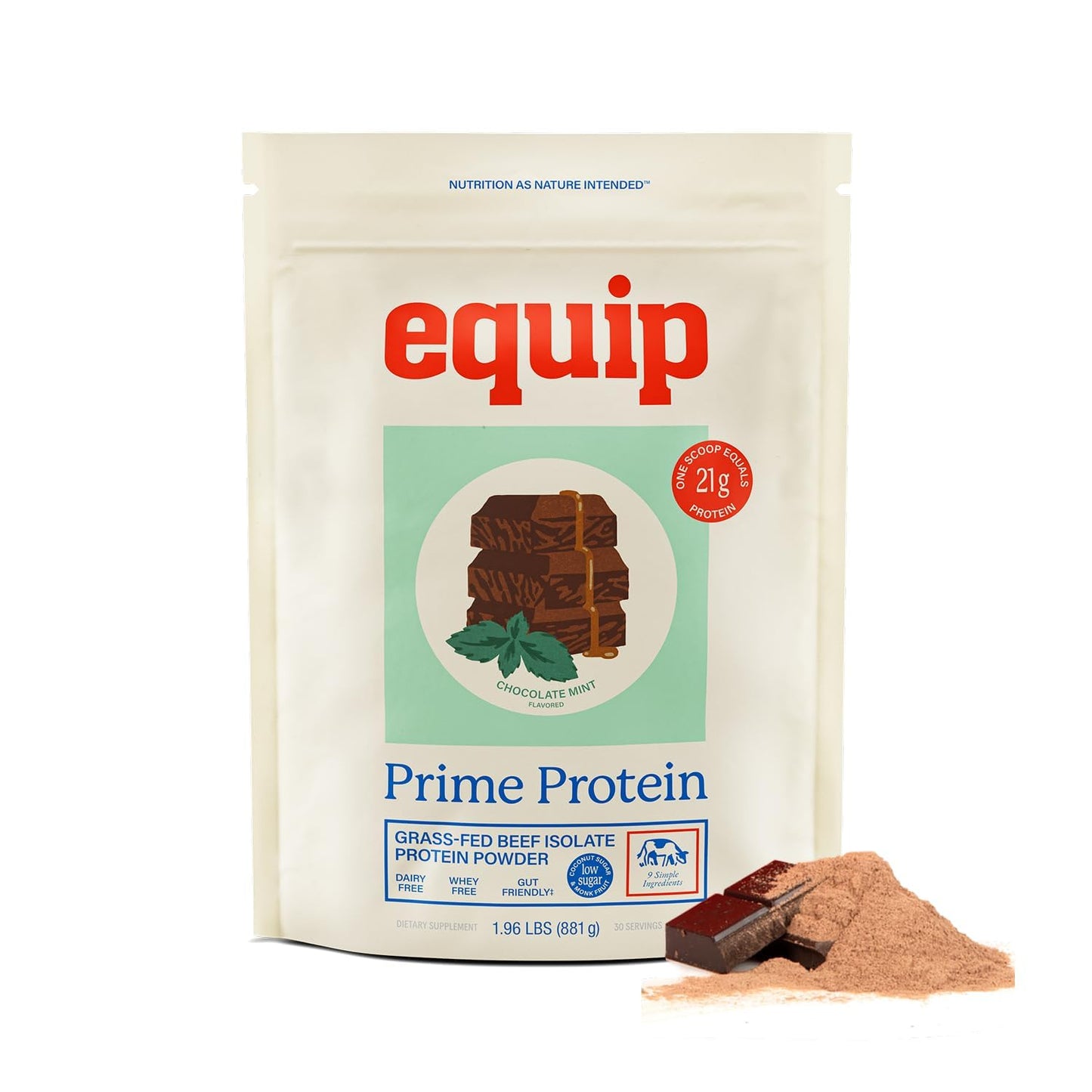 Equip Prime Beef Protein Powder, 30 Servings