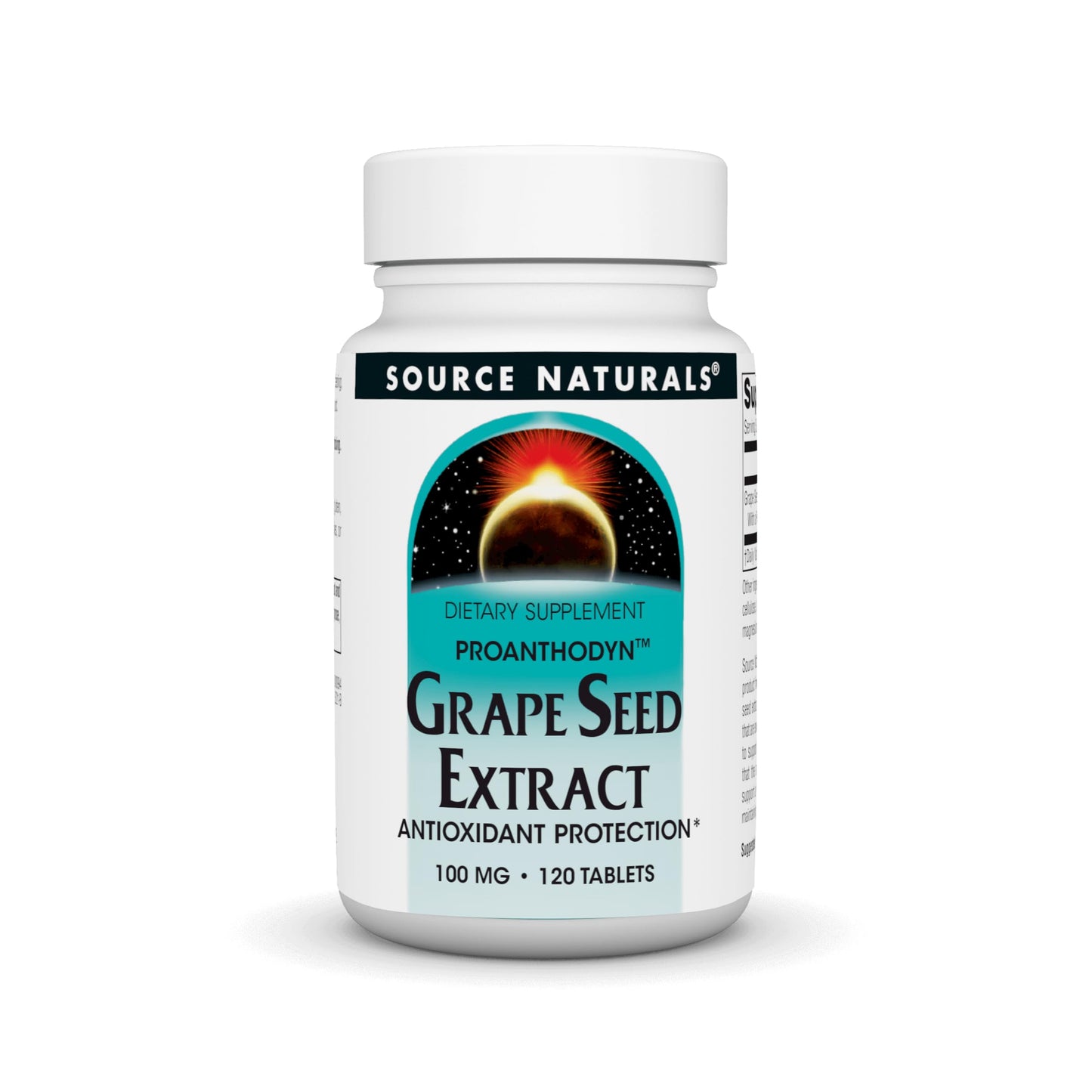 Source Naturals Grape Seed Extract Proanthodyn 100 mg Tablet, 120 Tablets