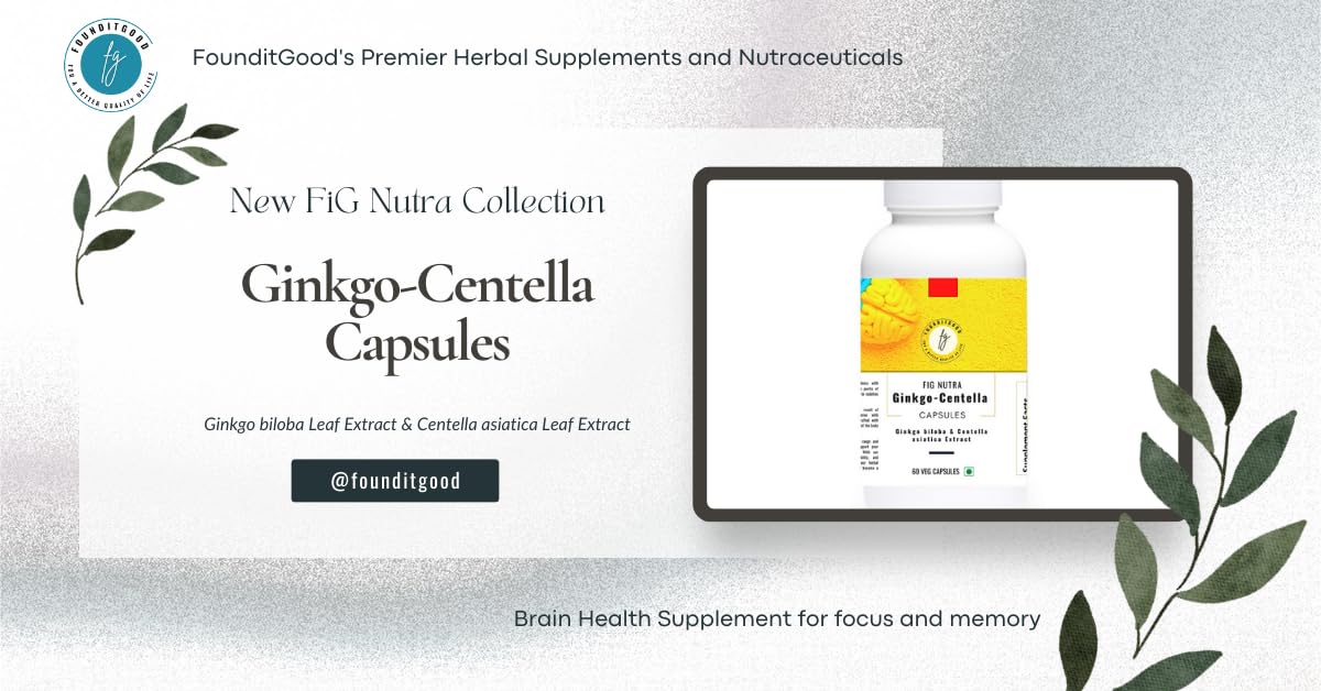 FounditGood Ginkgo-Centella 60 Capsules