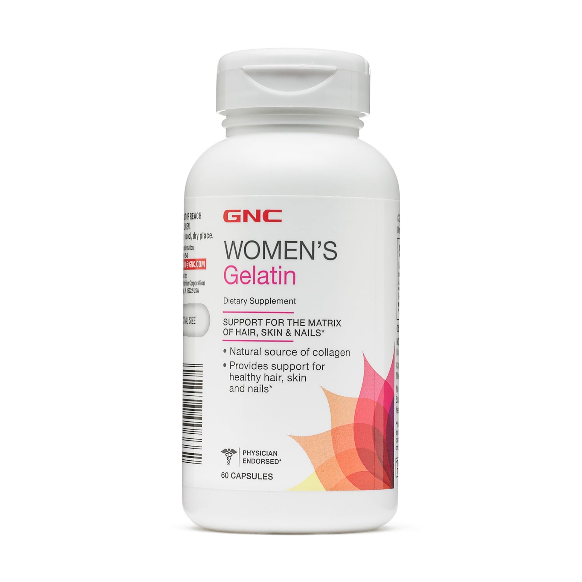 GNC Women's Gelatin Supplement Capsule, 60 Capsules