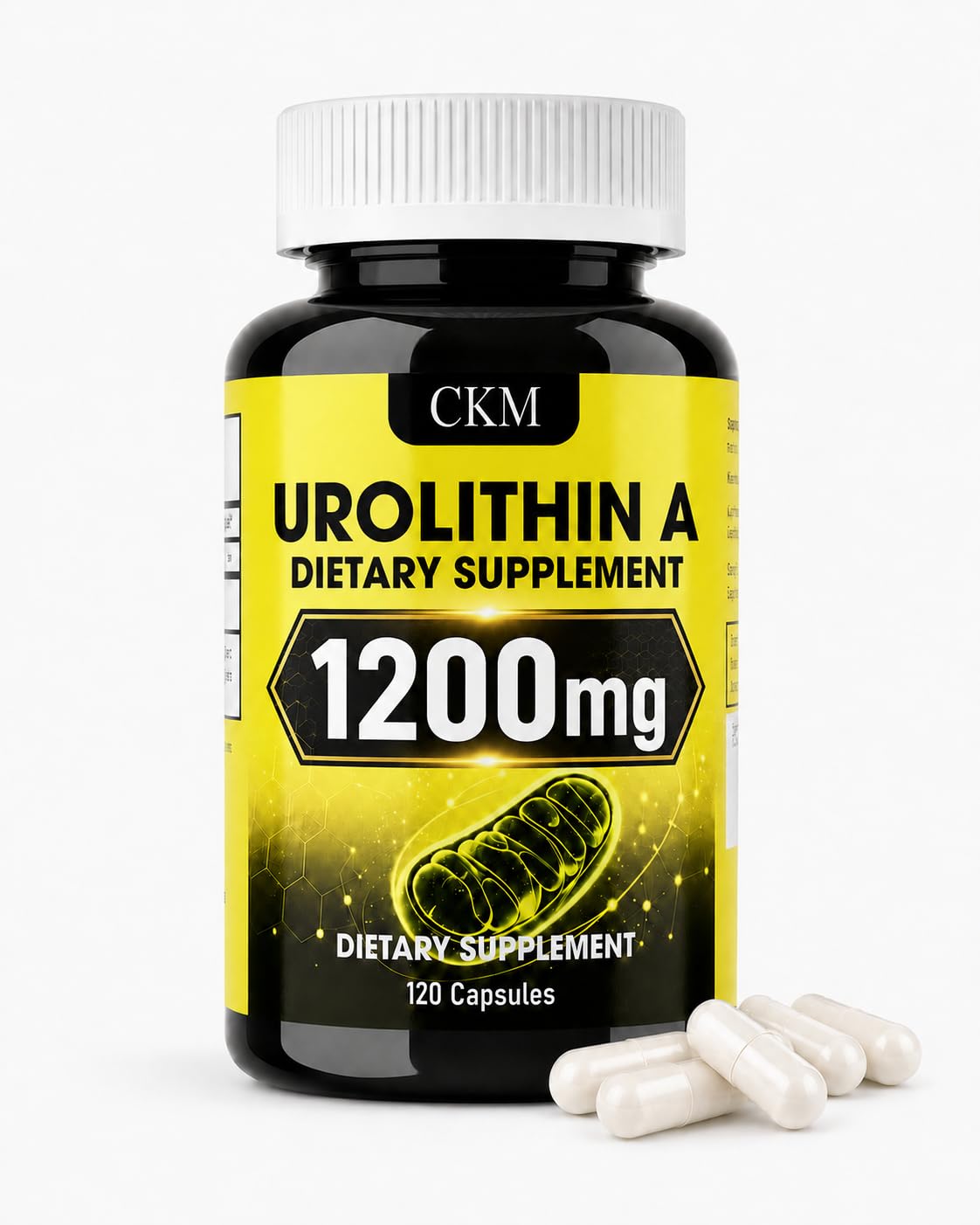 CKM Urolithin A Supplement 1200mg Capsules, 120 Capsules