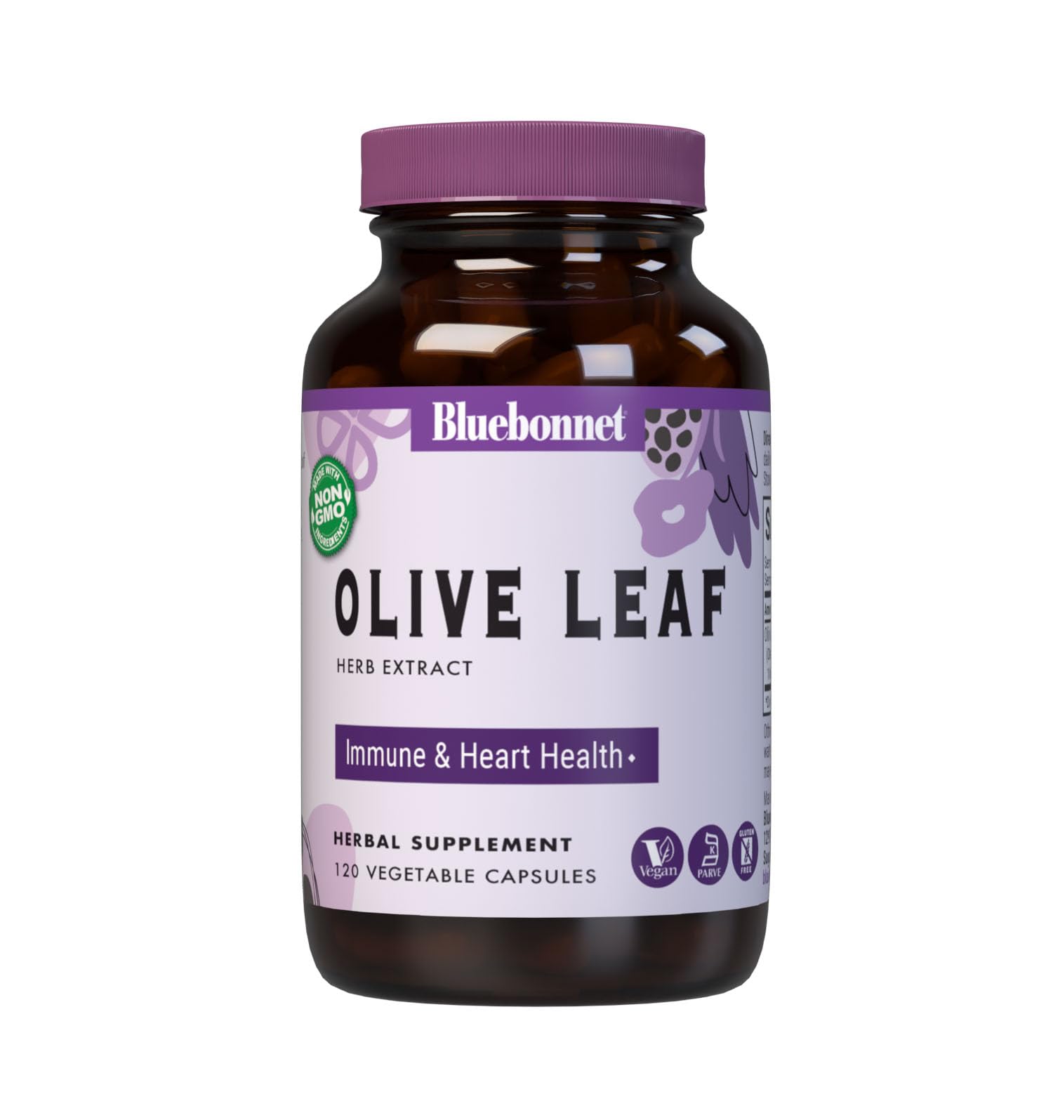 BlueBonnet Olive Leaf Herb Extract Capsules 120 Count