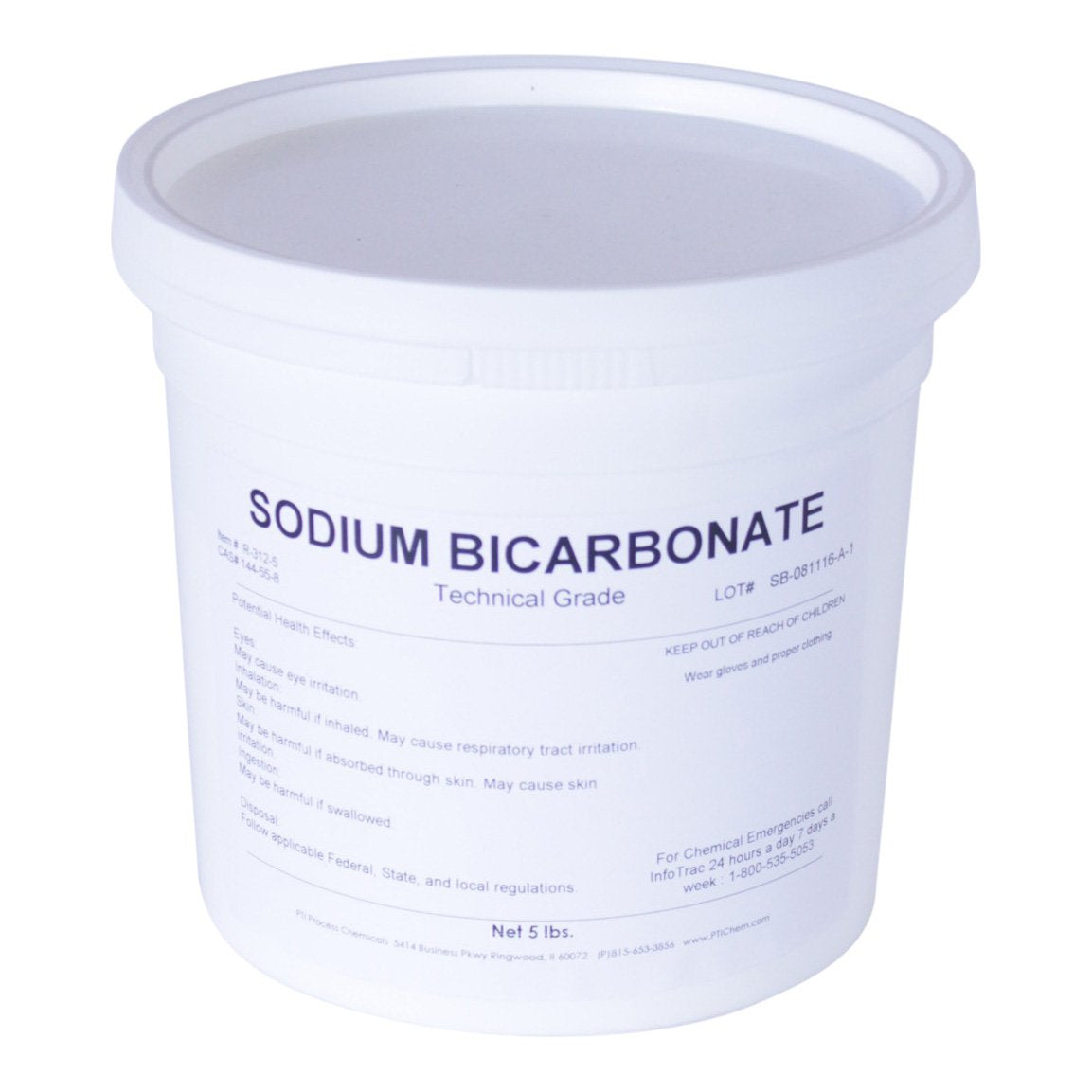 CQ Concepts inc. Sodium Bicarbonate Industrial Grade Powder, 80 Ounce