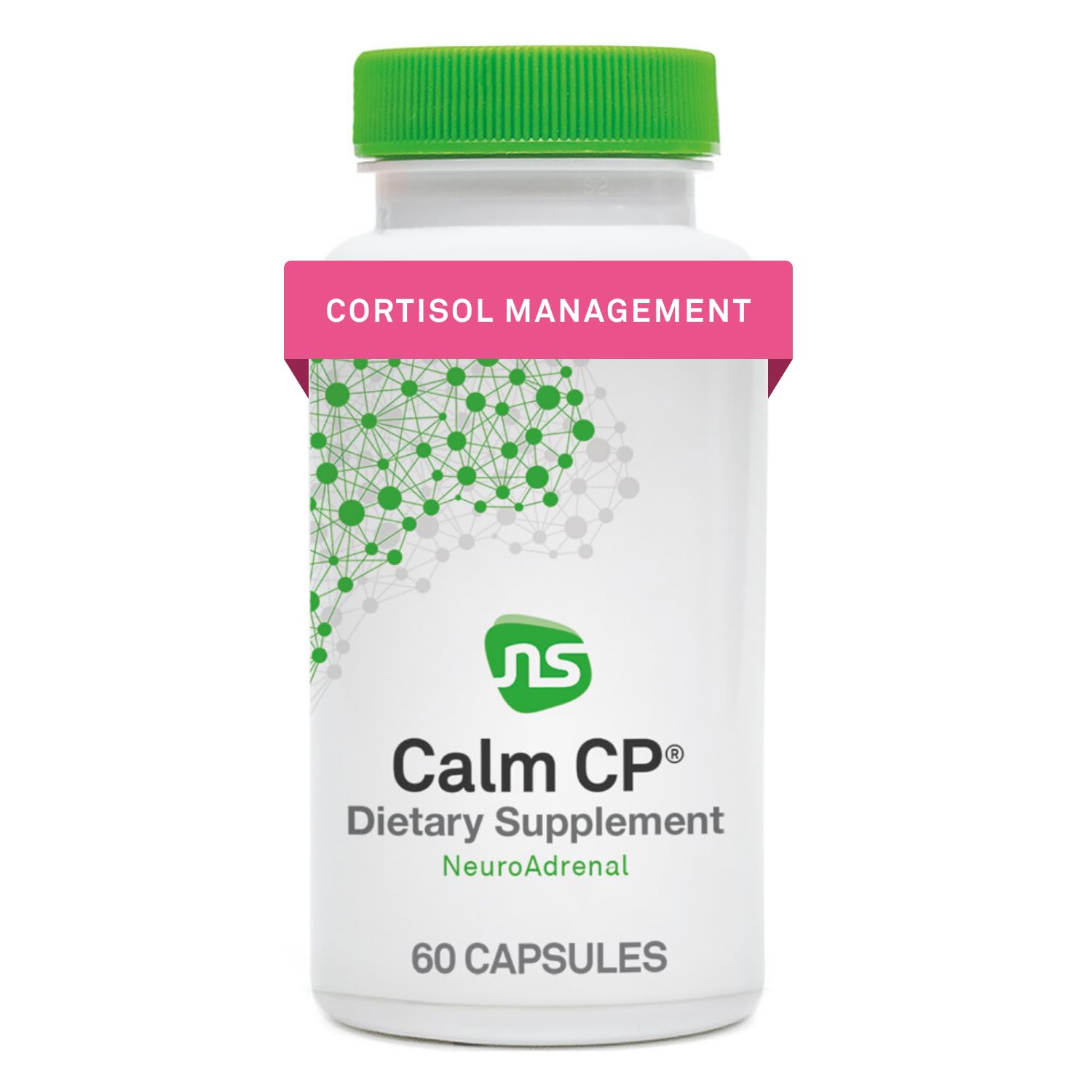 NeuroScience Calm CP Neuro Adrenal Support Supplement, 60 Capsules