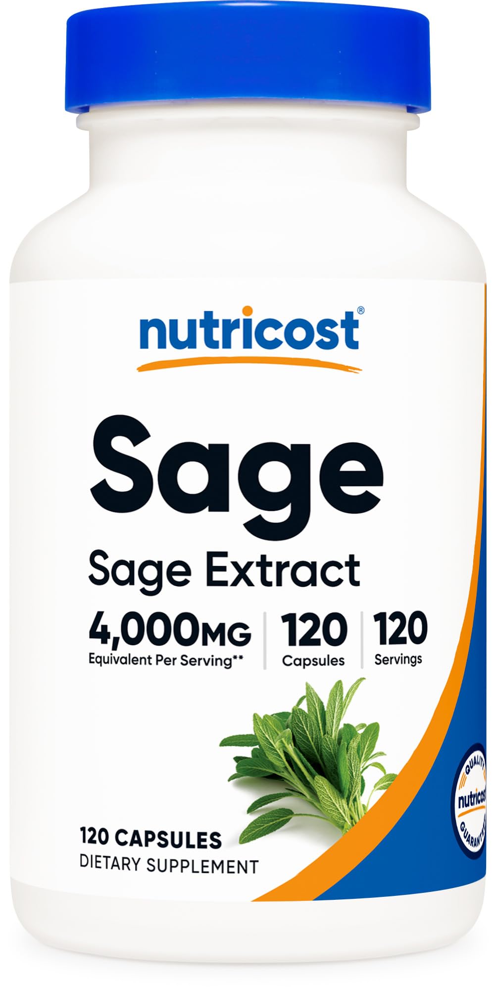 Nutricost Sage Extract Capsules 120 Count