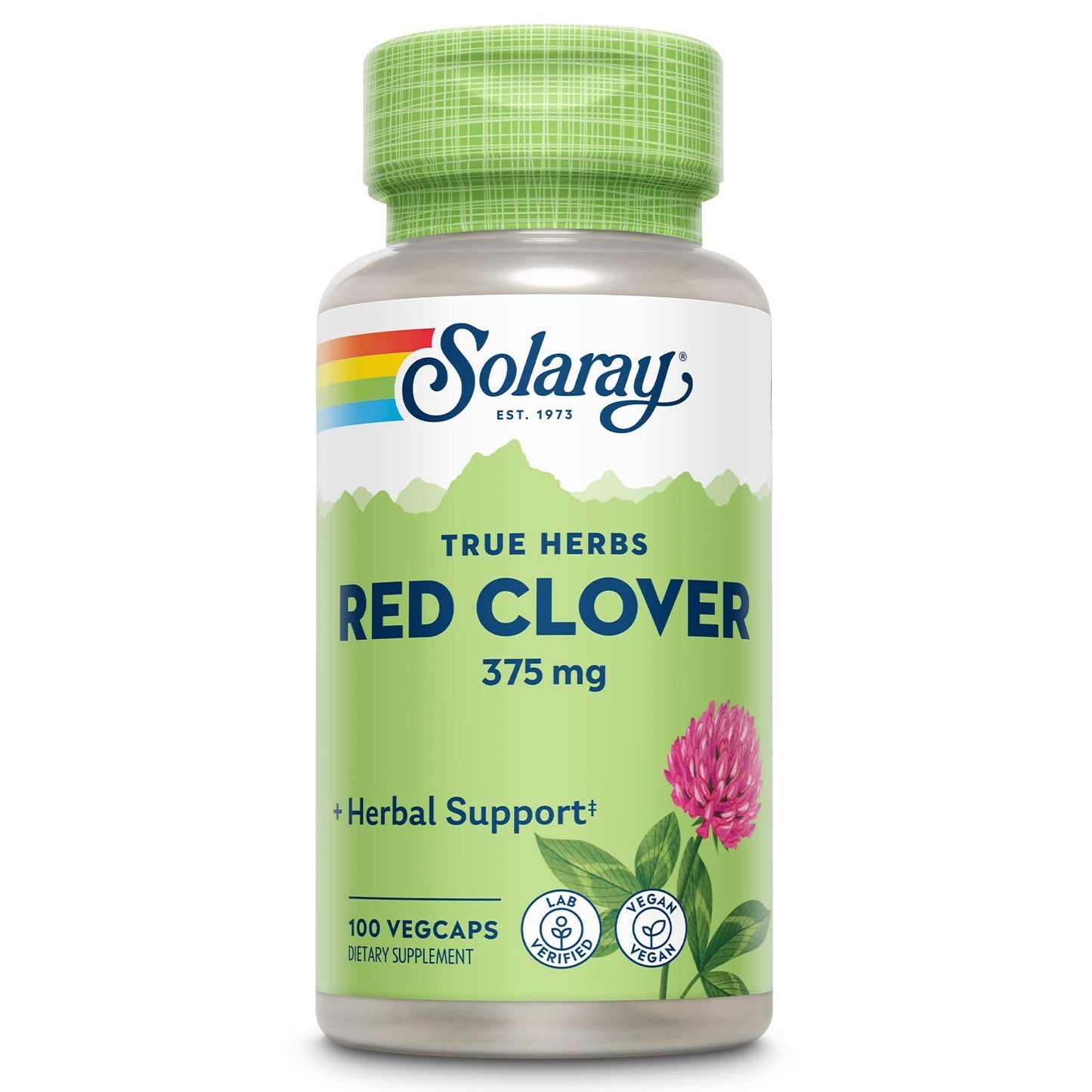 SOLARAY Red Clover 375 mg Capsule 100 VegCaps
