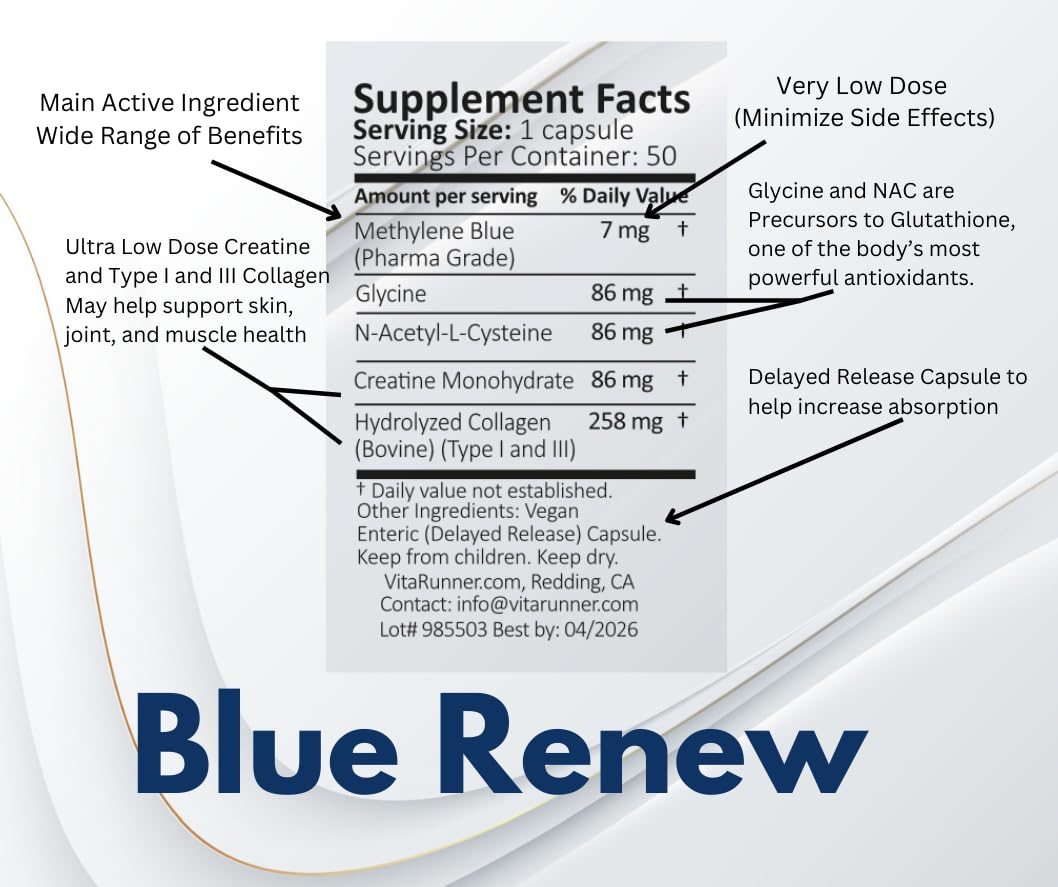Nutricel Supplements Methylene Blue Powder 1
