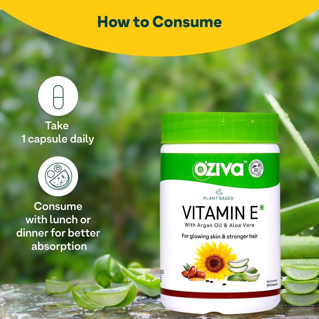 OZIVA Vitamin E Capsule 30 Capsules