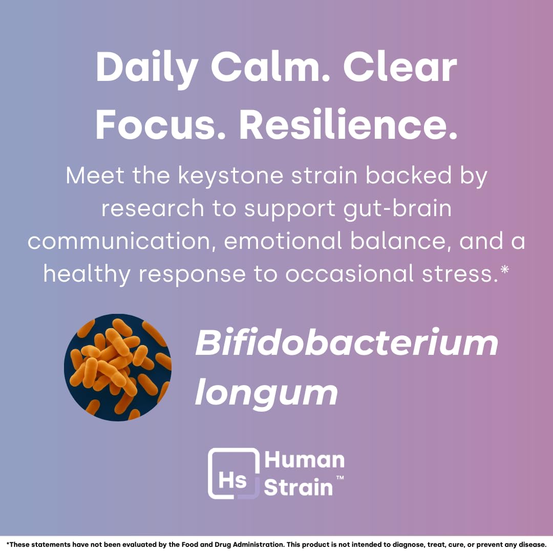 Element Longevity Human Strain Bifidobacterium Longum Probiotic Capsule, 30 Count
