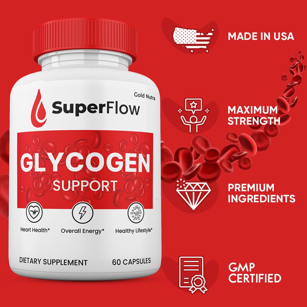 Gold Nutra Super Flow Blood Support Capsules, 2 Count