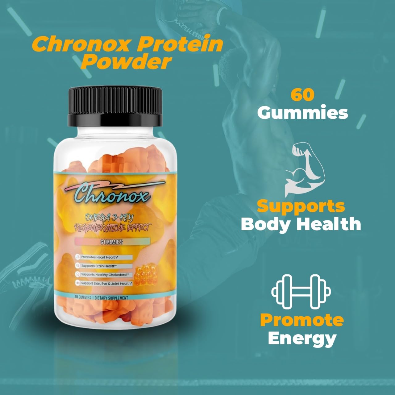 Chronox Omega 3 Fish Oil Capsule, 1 Count