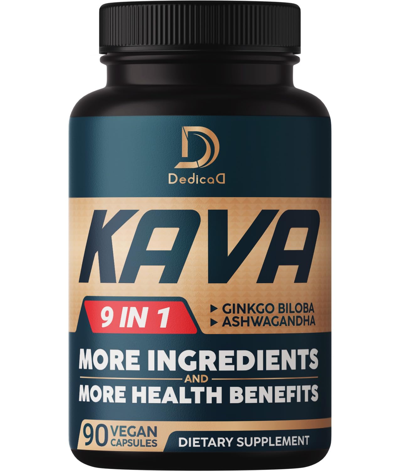 DEDICAD Kava Kava Capsules 90 Count
