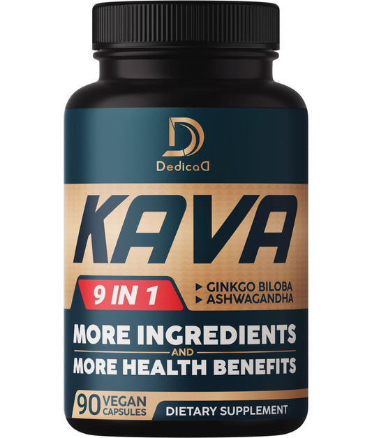 DEDICAD Kava Kava Capsules 90 Count
