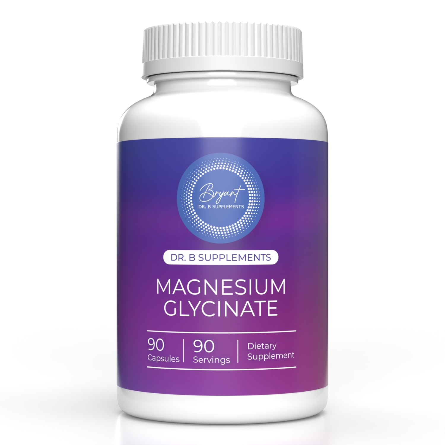Dr B Supplements Magnesium Glycinate 120 mg, 90 Capsules