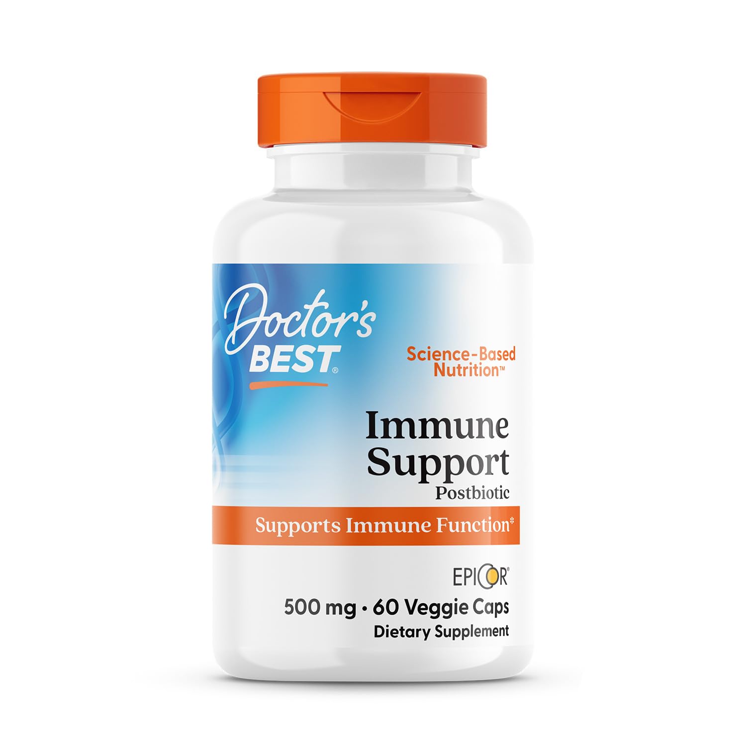 Doctor's BEST EpiCor Immune Support Postbiotic Supplement Veg Cap 60 Count