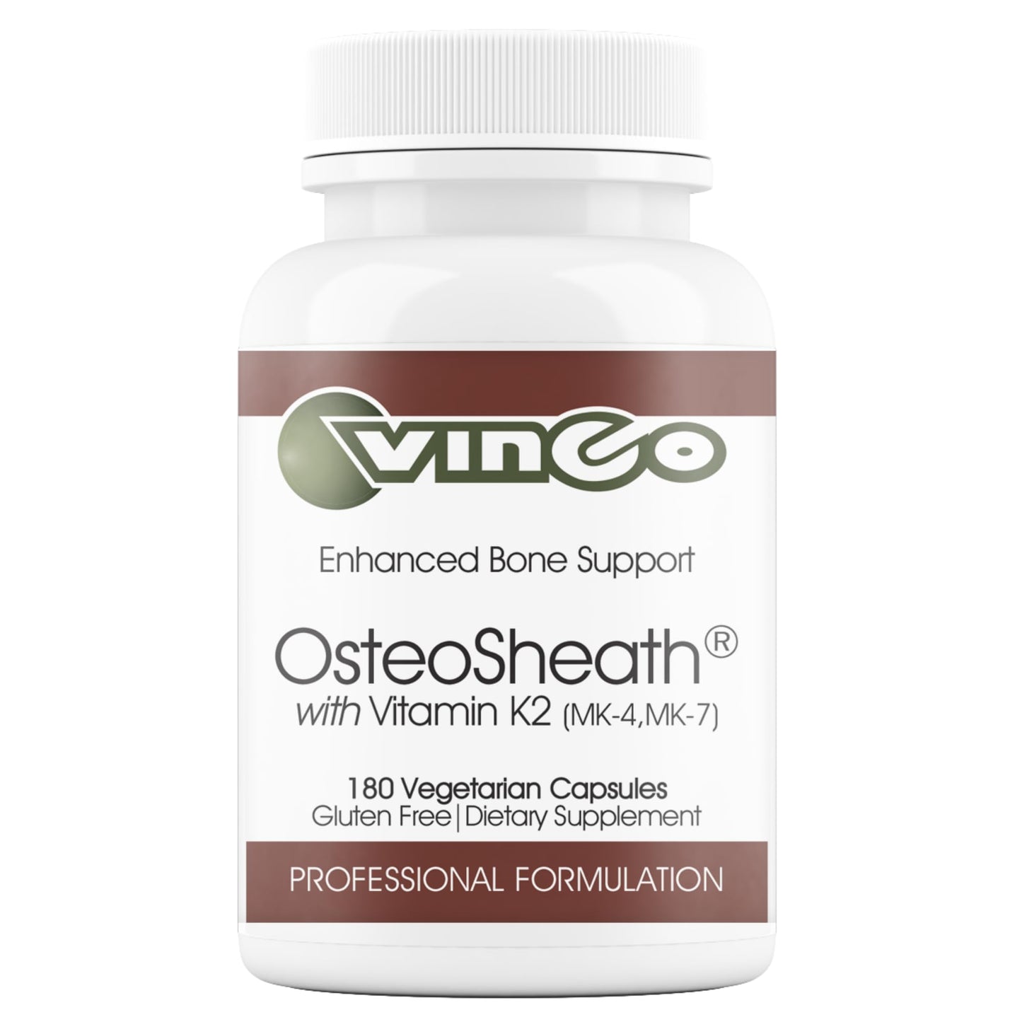 Vinco OsteoSheath Enhanced Bone Support Dietary Daily Supplement 180 Capsules