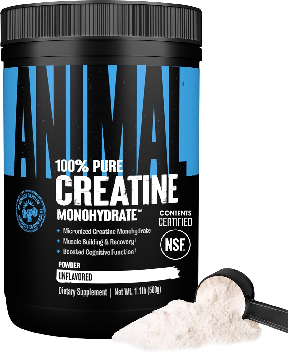 Animal Creatine Monohydrate Powder 500g