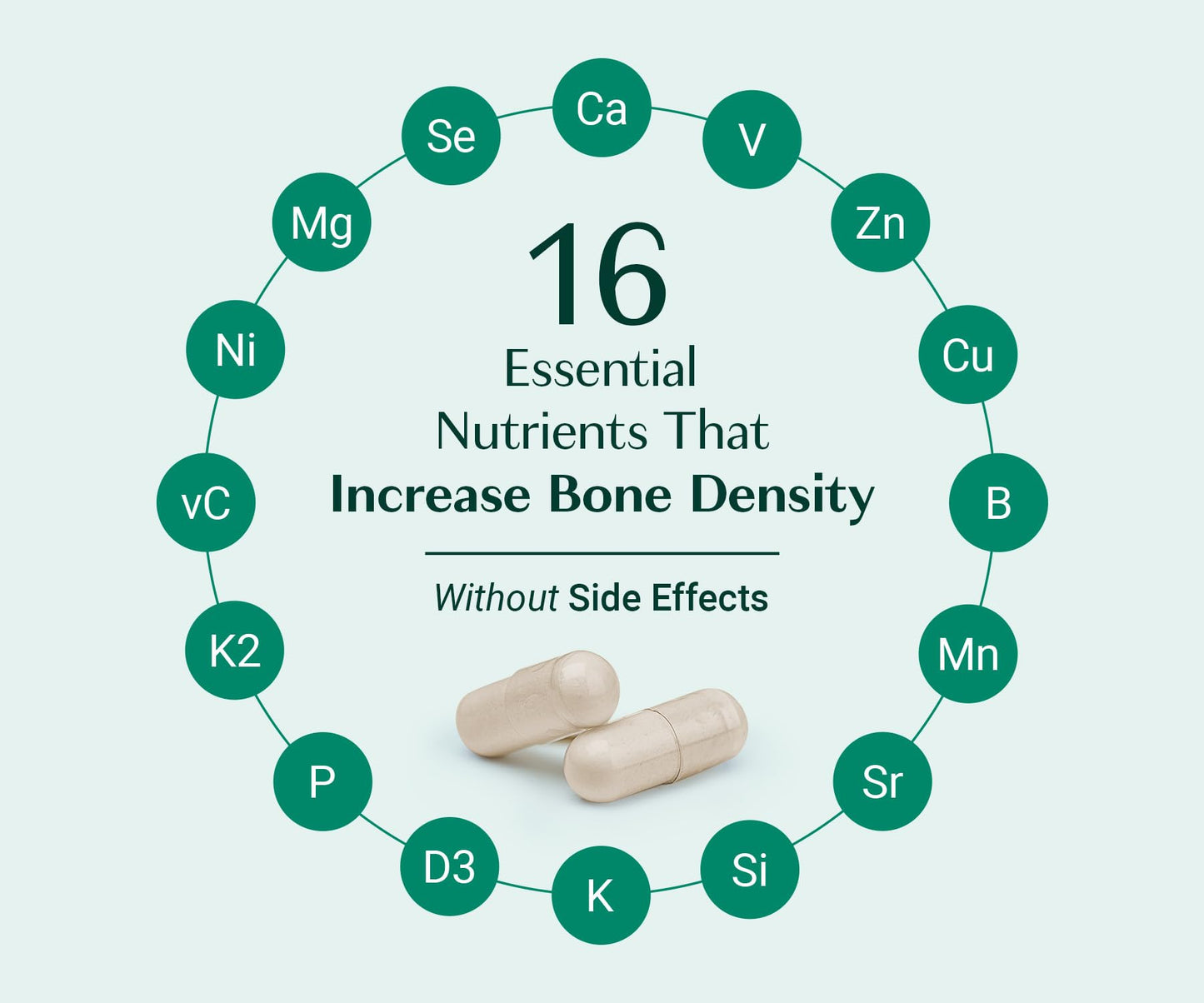 ALGAECAL Organic Red Algae Calcium Supplement for Bone Density with Vitamin K2 MK7, Vitamin D3, Magnesium & Trace Minerals, Veggie Caps, 120 Count
