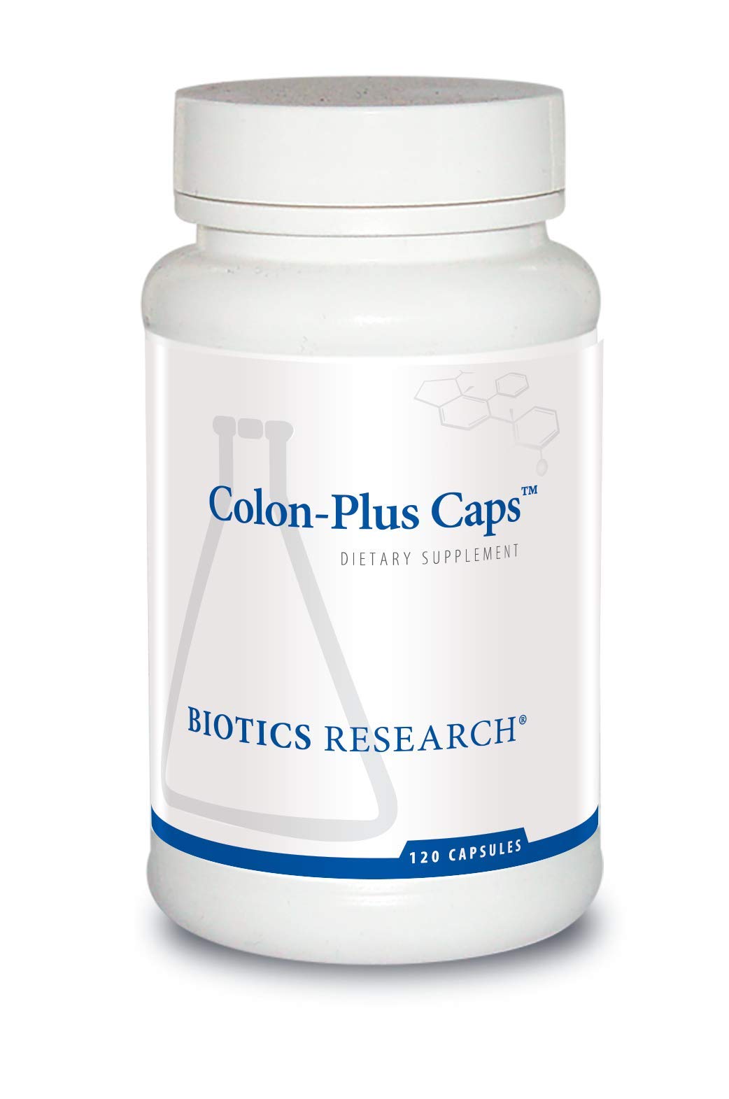 BIOTICS RESEARCH Colon Plus Fiber Capsule, 120 Capsules