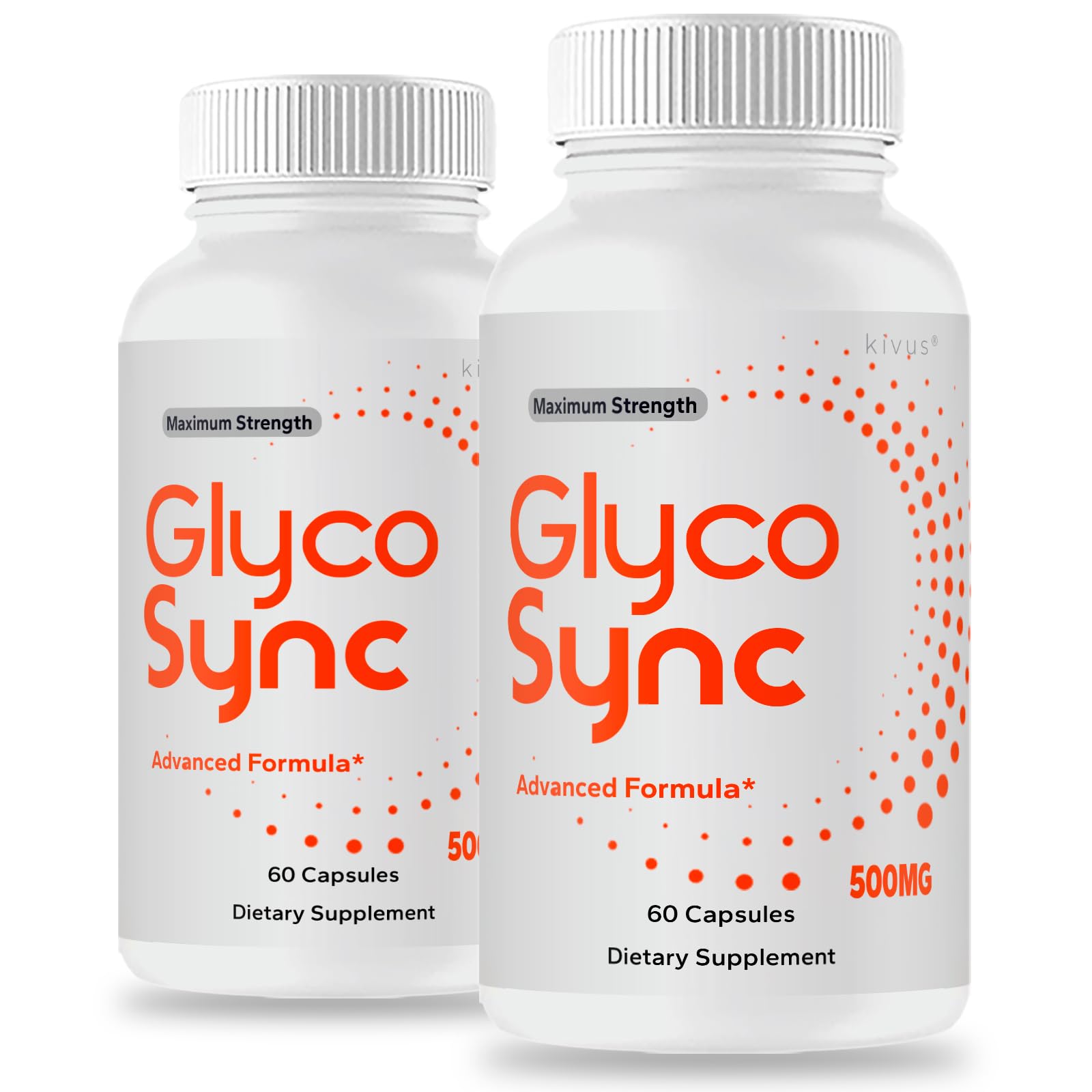 Kivus GlycoSync Dietary Supplement Capsules, 120 Capsules